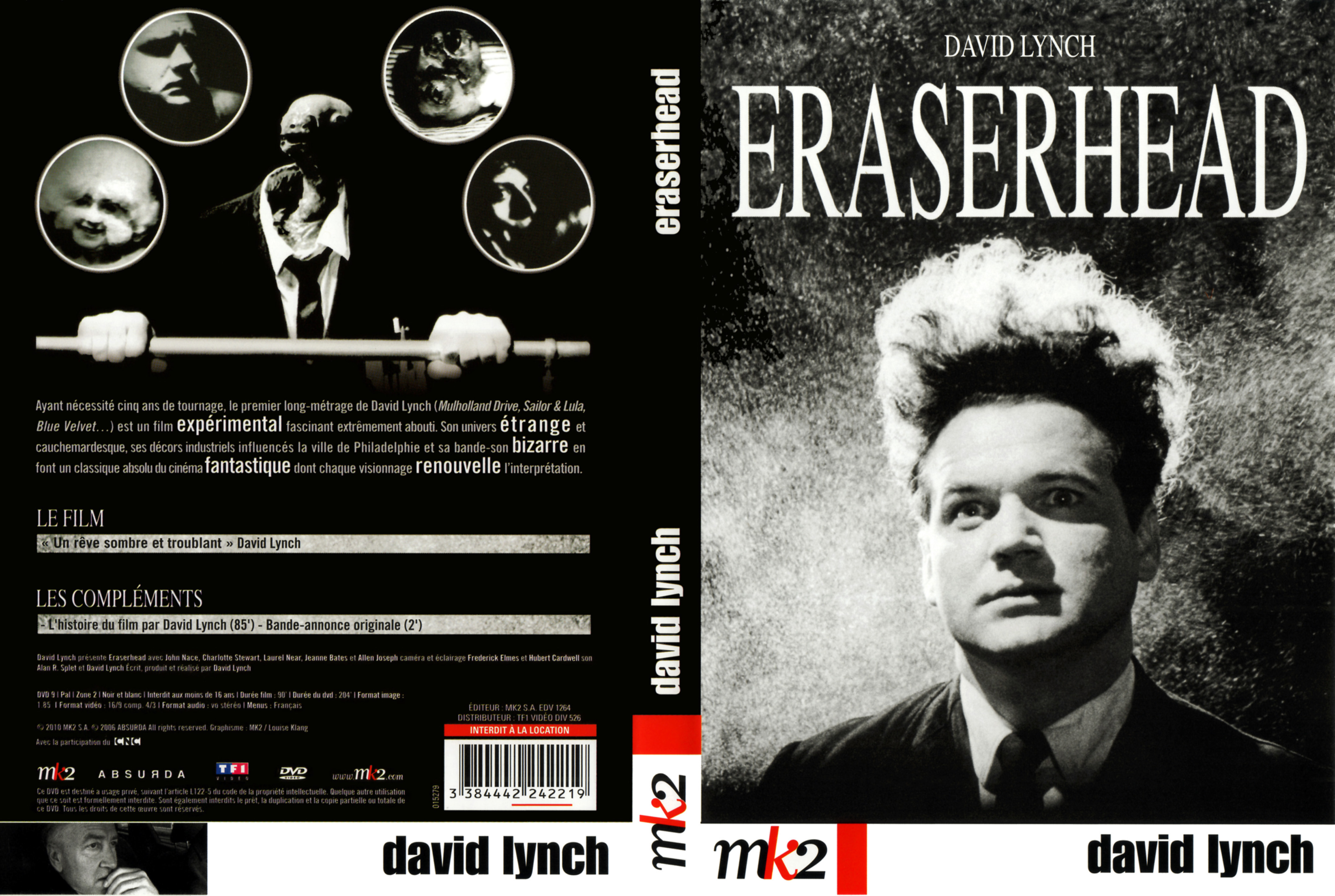 Jaquette DVD Eraserhead v2