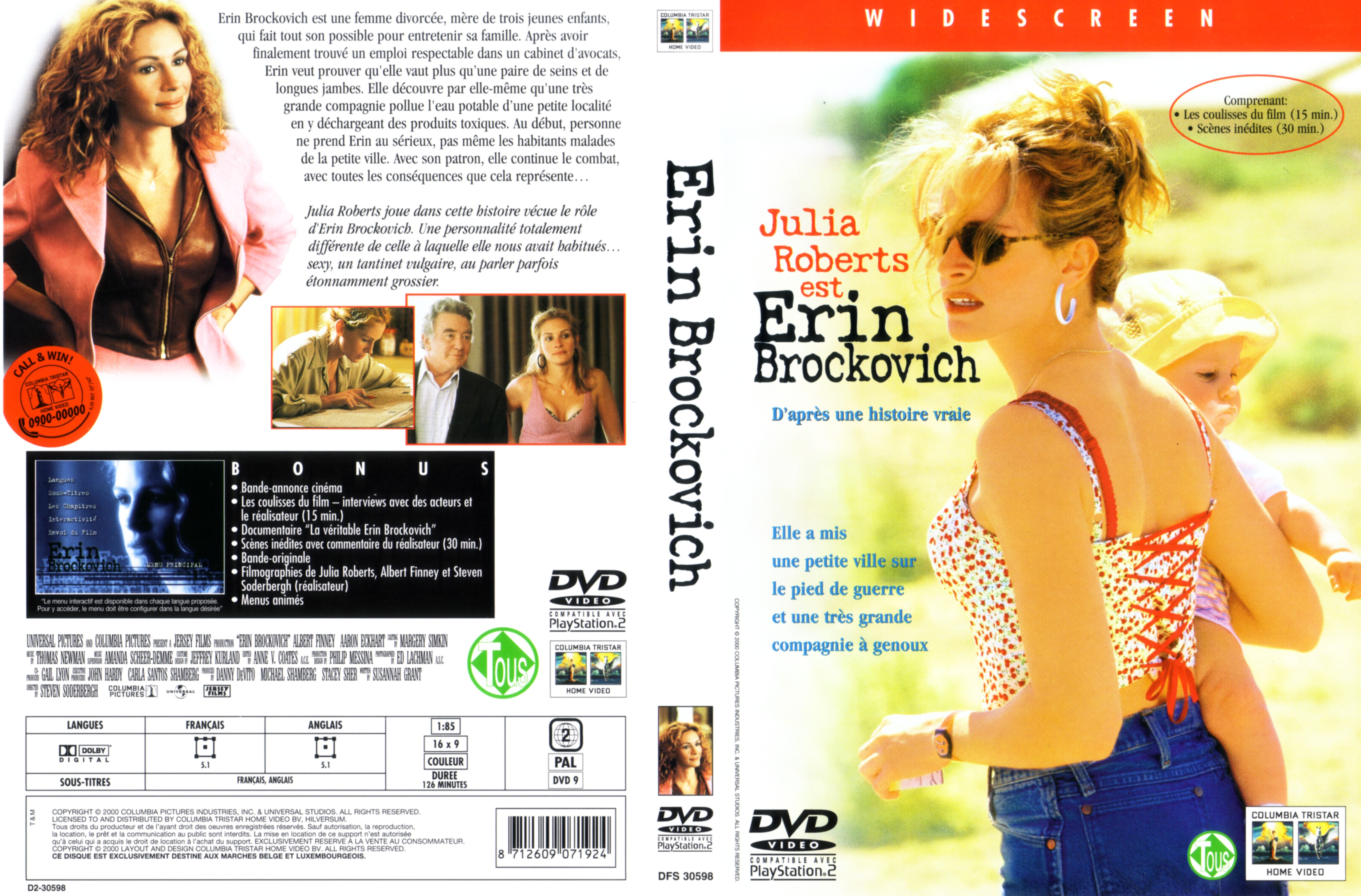 Jaquette DVD Erin Brockovich v2