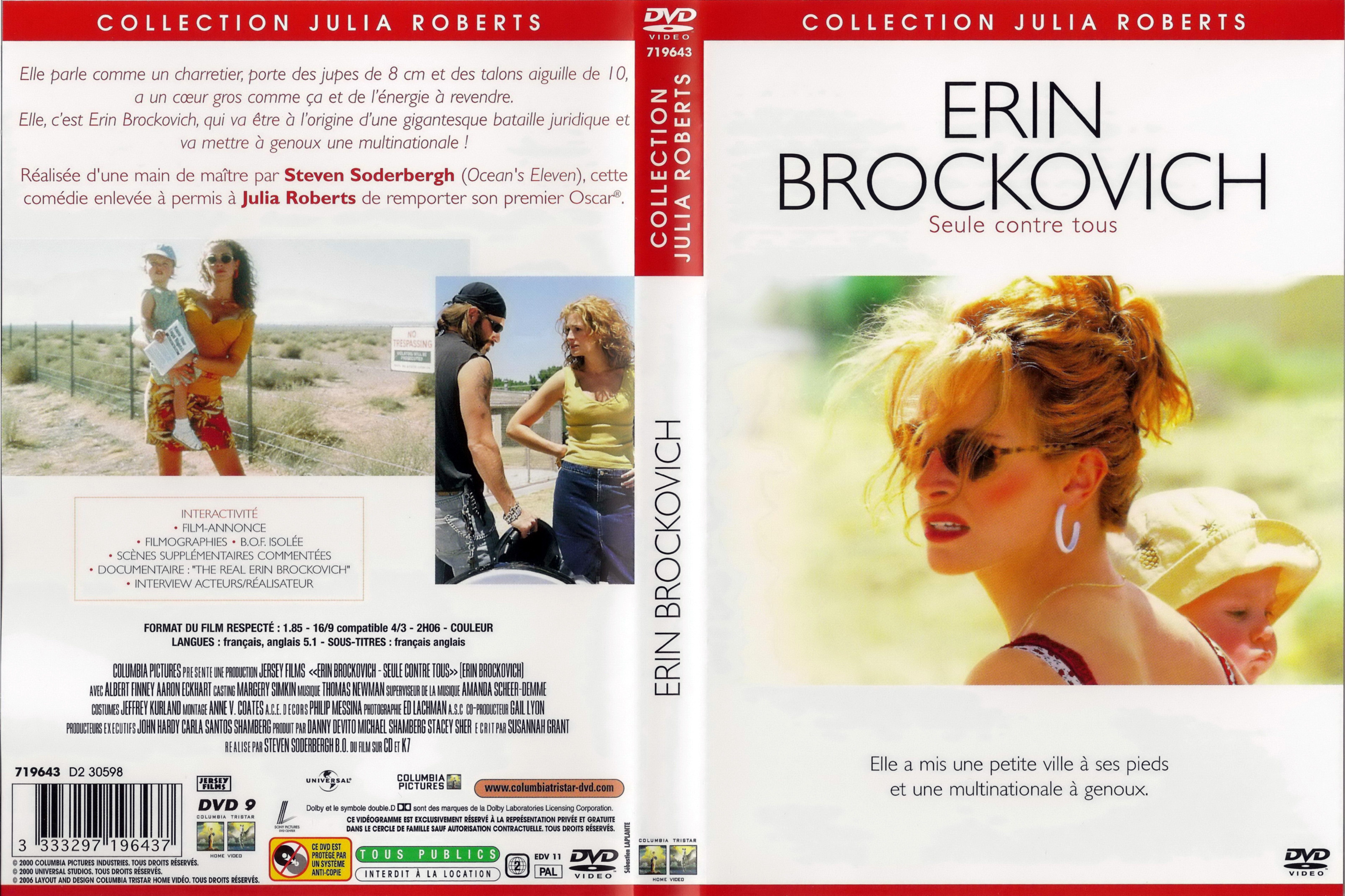 Jaquette DVD Erin Brockovich v3