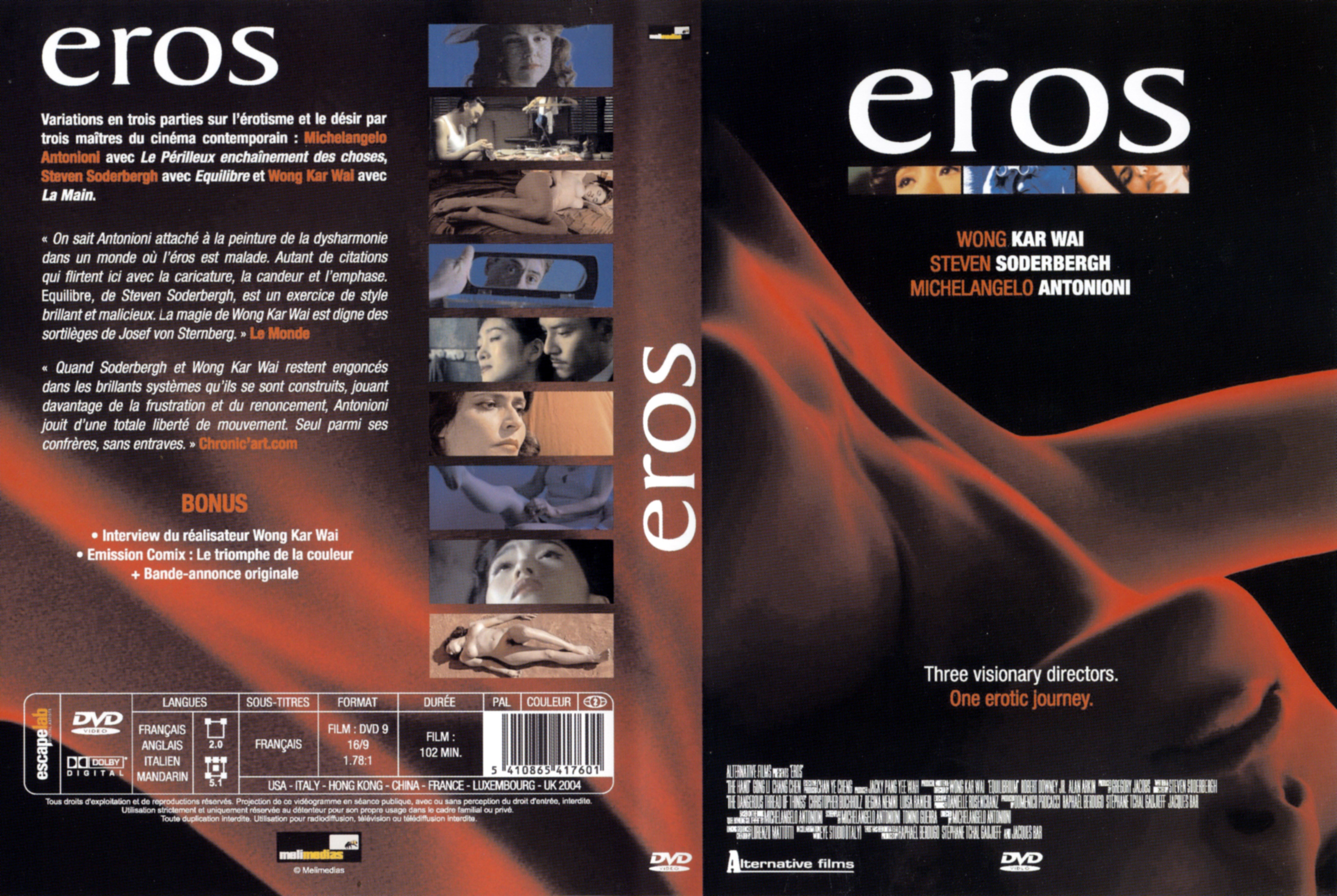 Jaquette DVD Eros