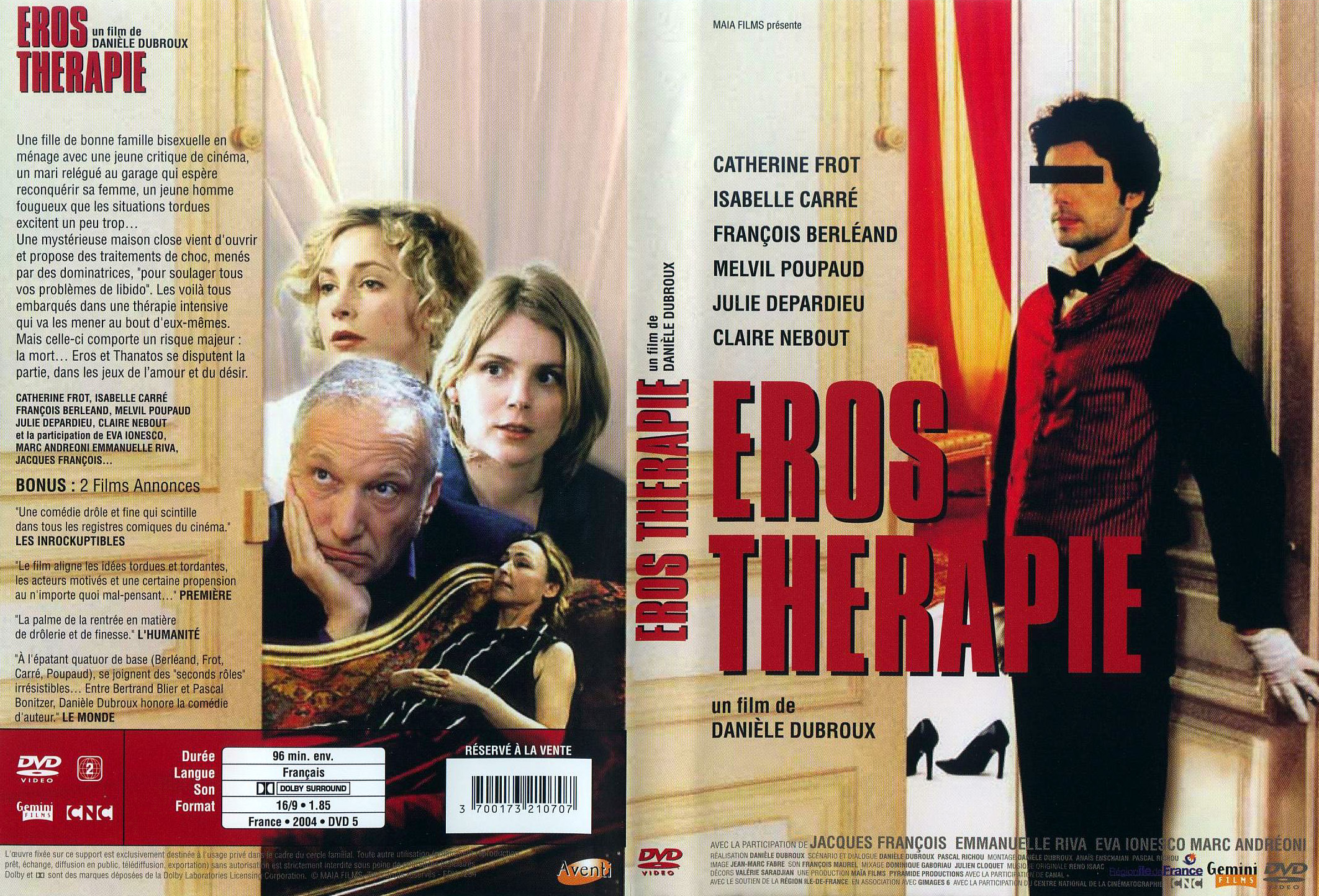 Jaquette DVD Eros therapie