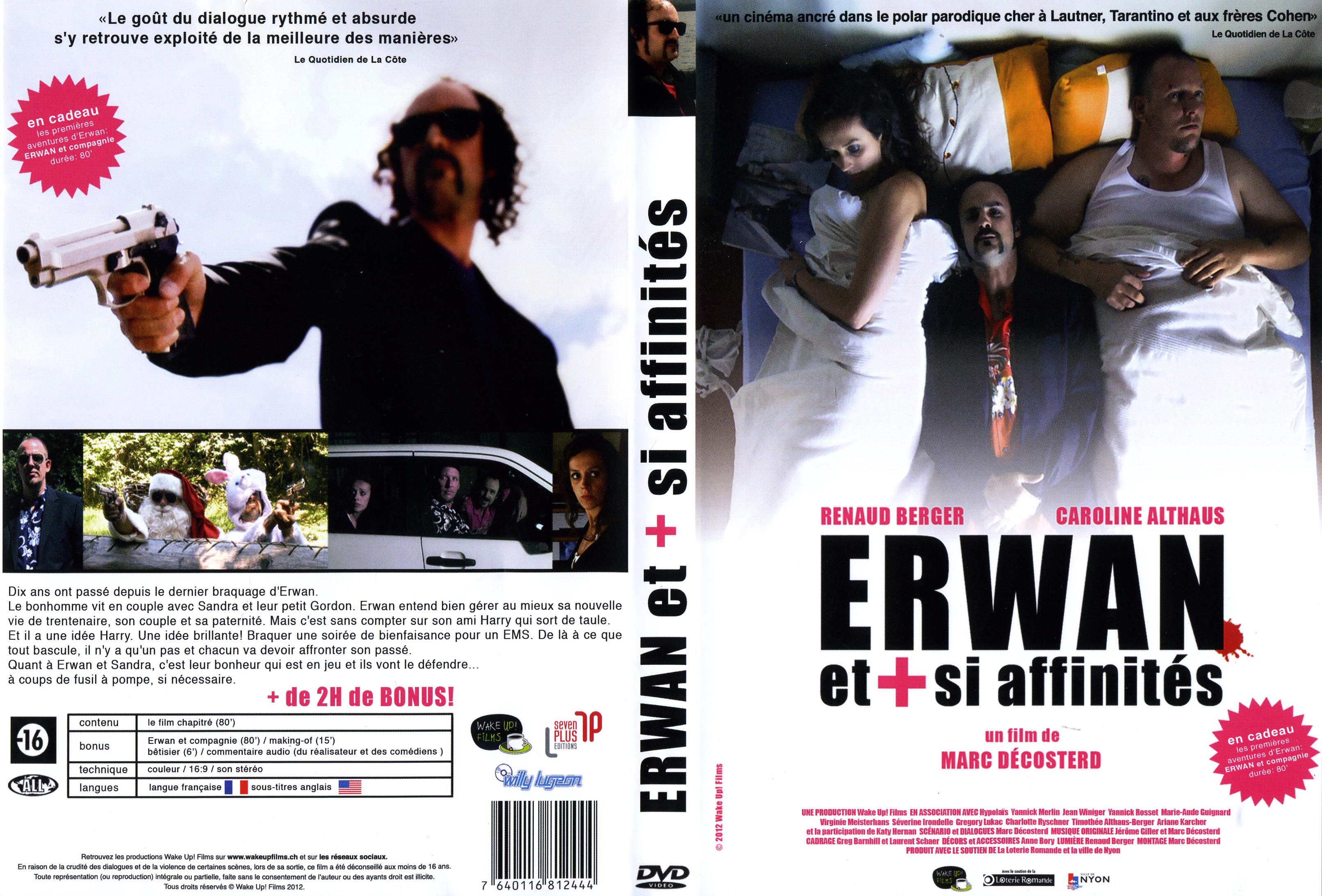 Jaquette DVD Erwan et plus si affinits