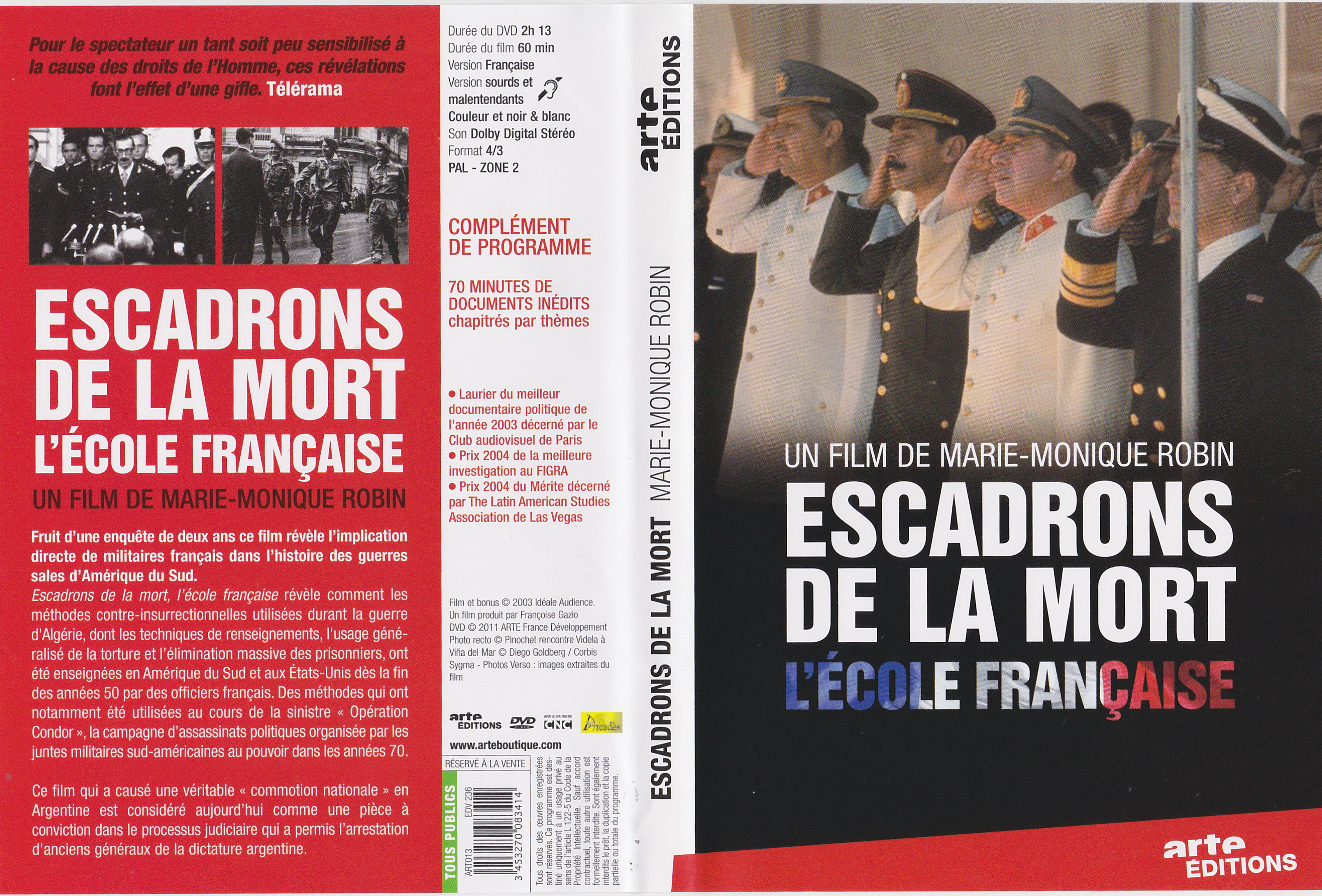 Jaquette DVD Escadrons de la mort