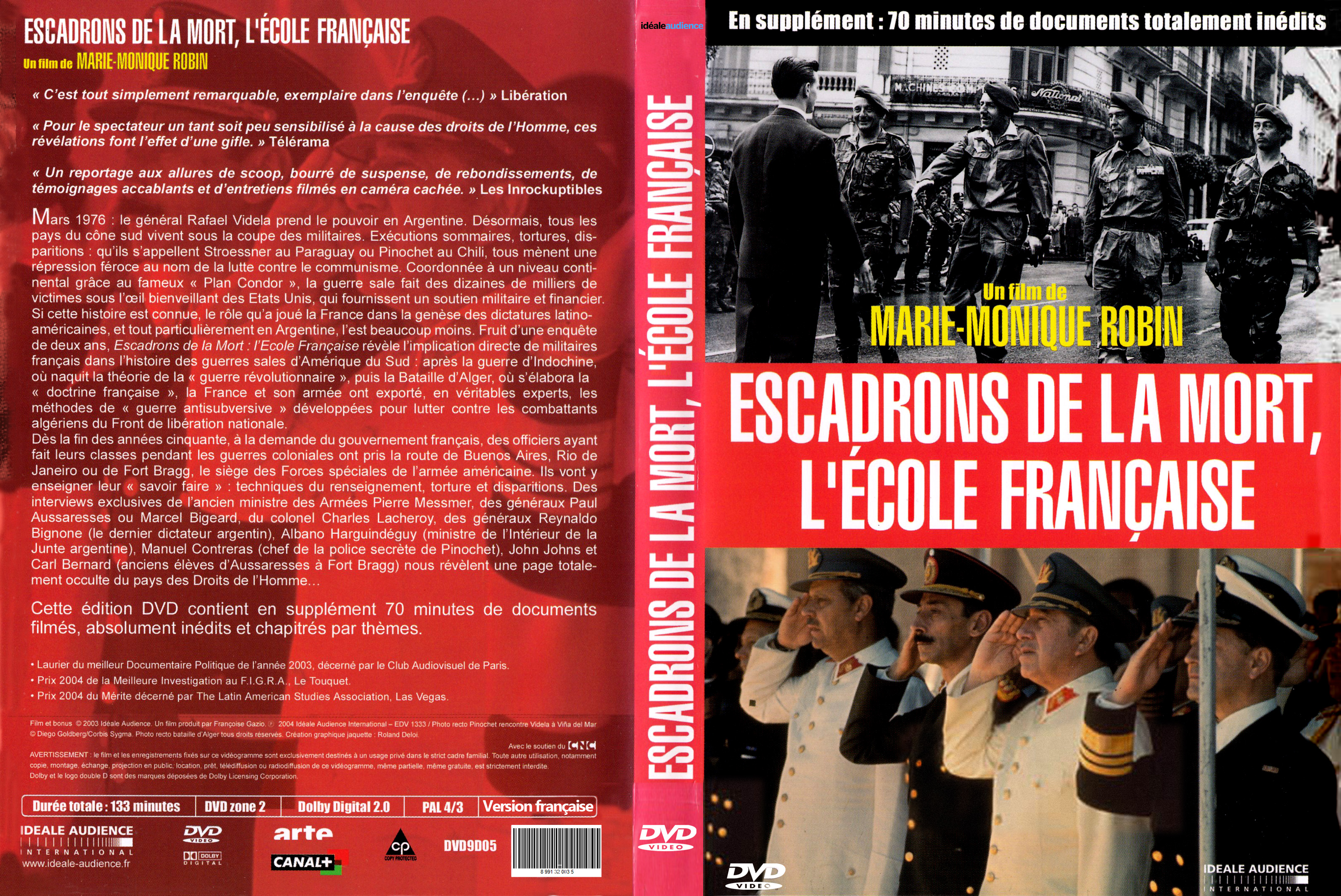 Jaquette DVD Escadrons de la mort l