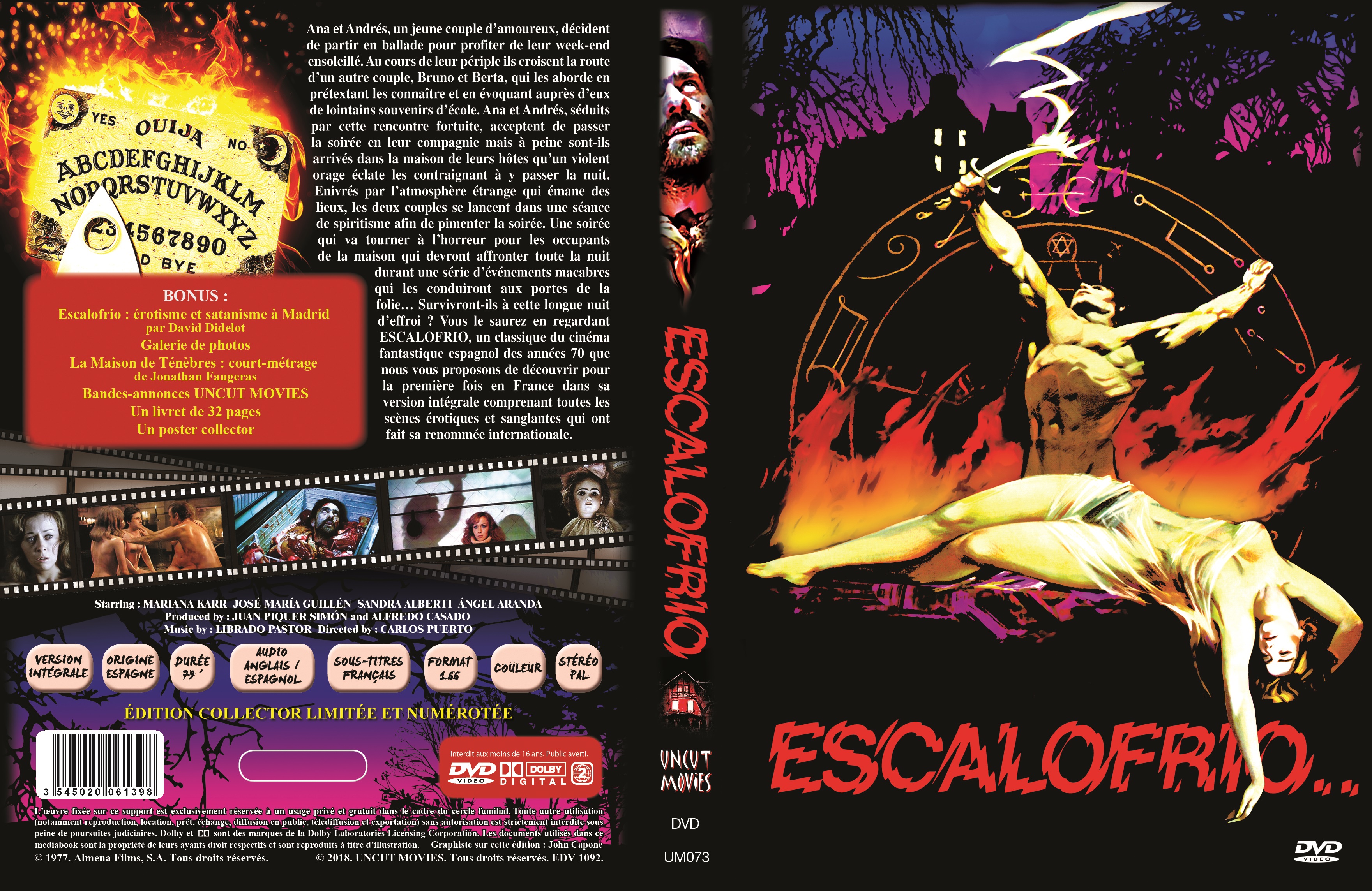 Jaquette DVD Escalofrio