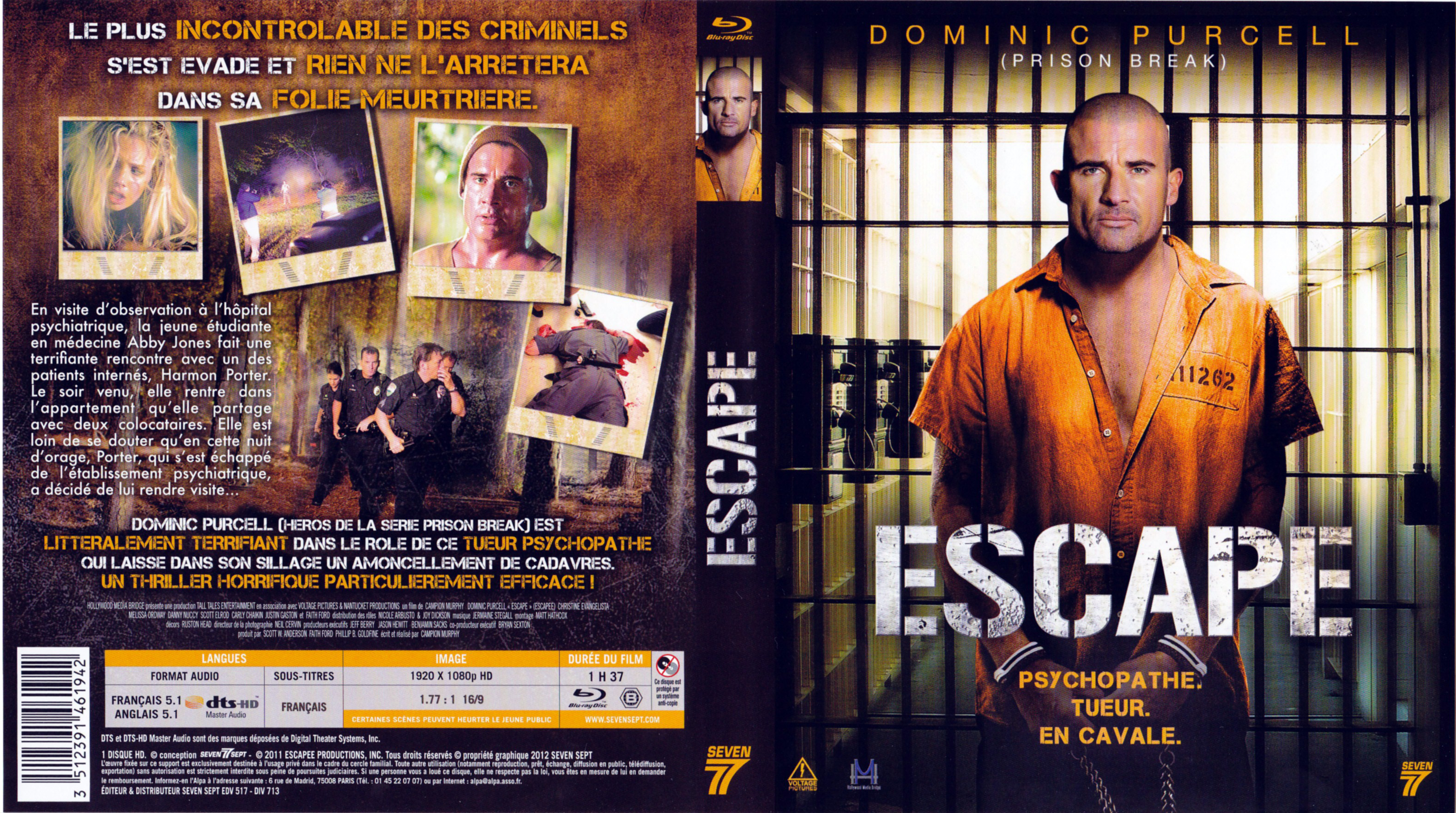 Jaquette DVD Escape (BLU-RAY)