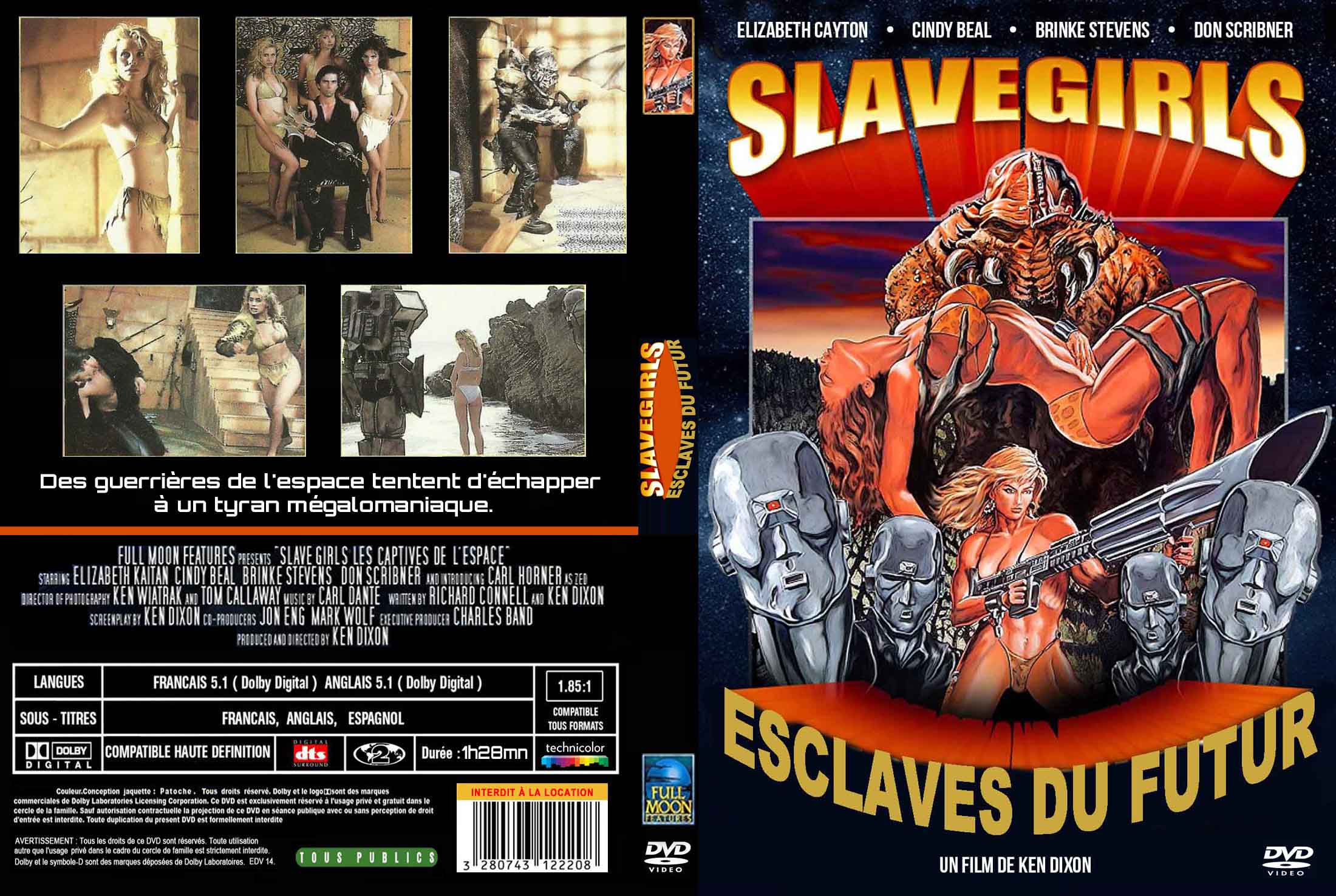 Jaquette DVD Esclaves du futur custom