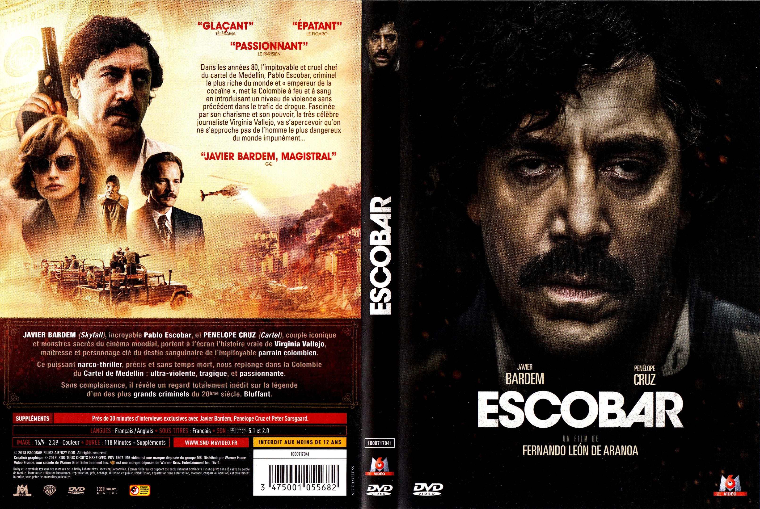 Jaquette DVD Escobar