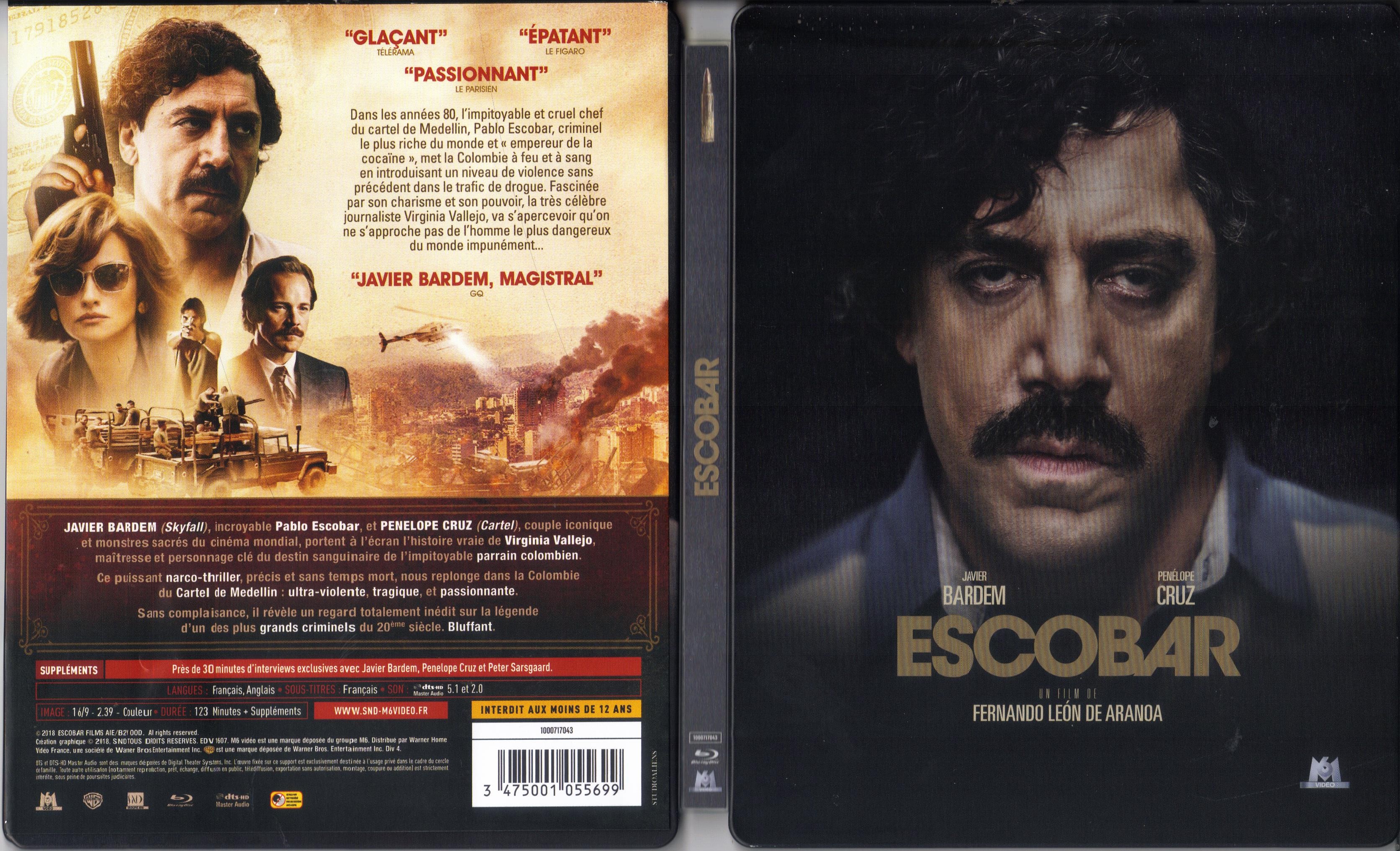 Jaquette DVD Escobar (BLU-RAY)