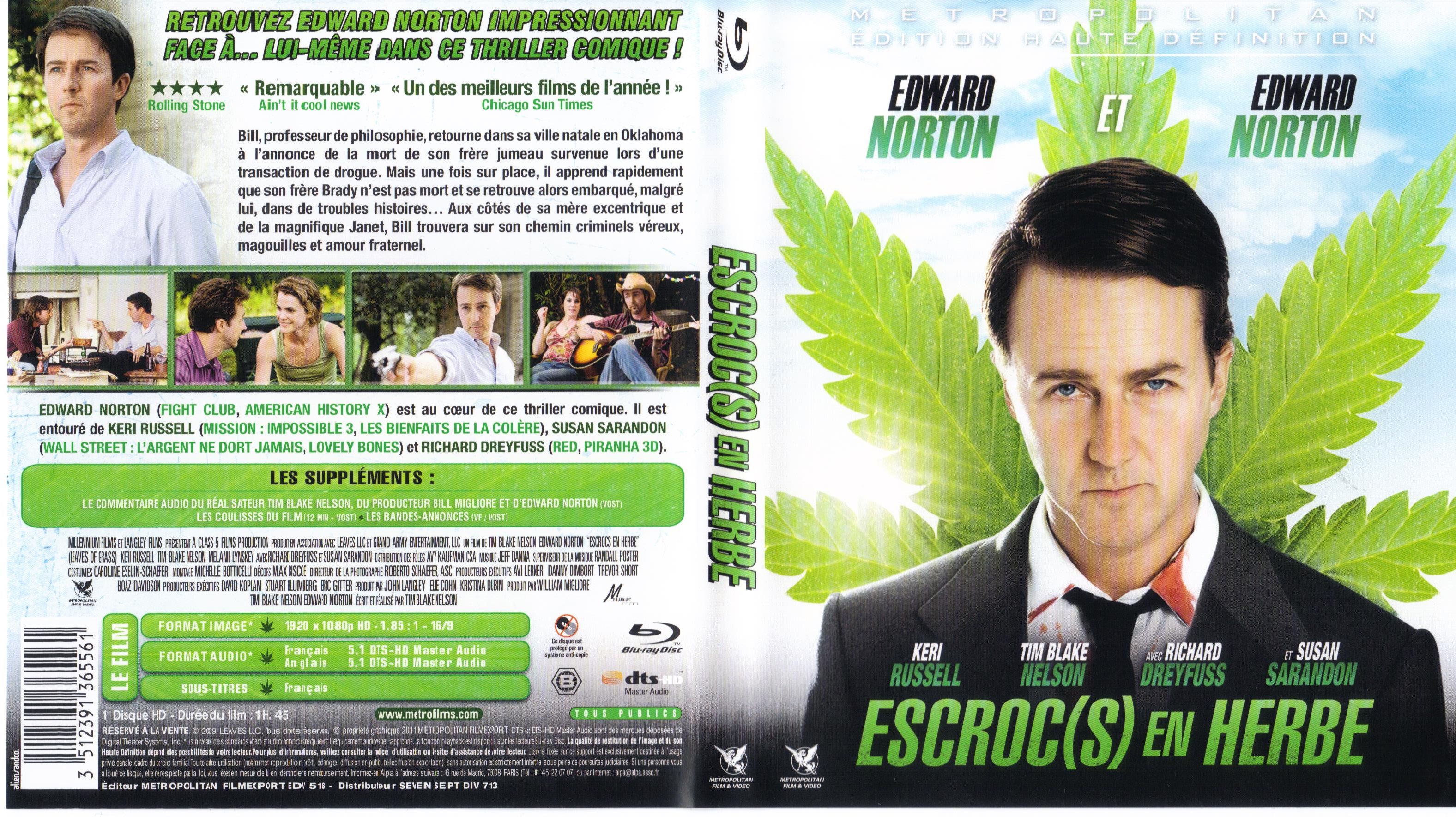 Jaquette DVD Escrocs en herbe (BLU-RAY)