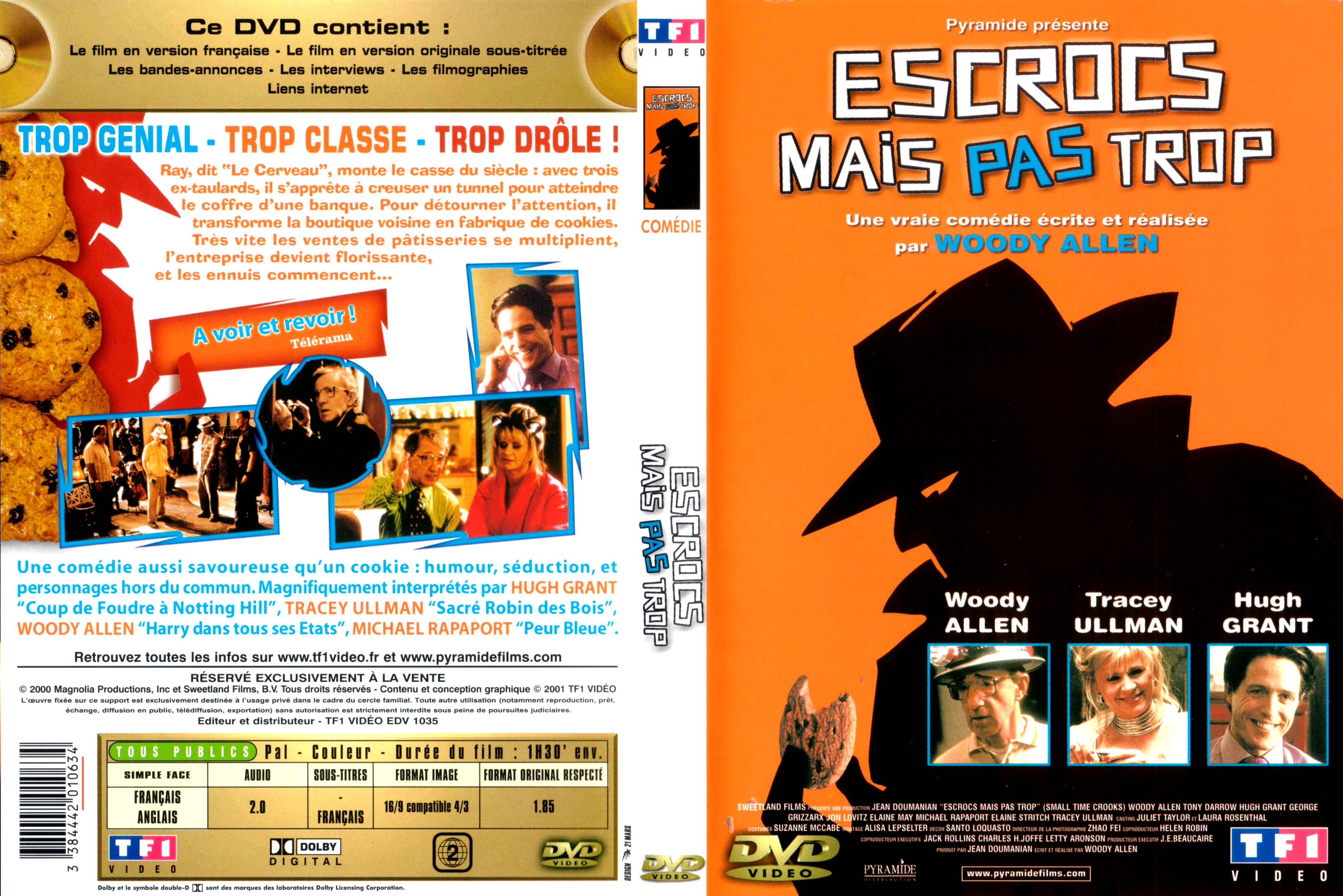 Jaquette DVD Escrocs mais pas trop