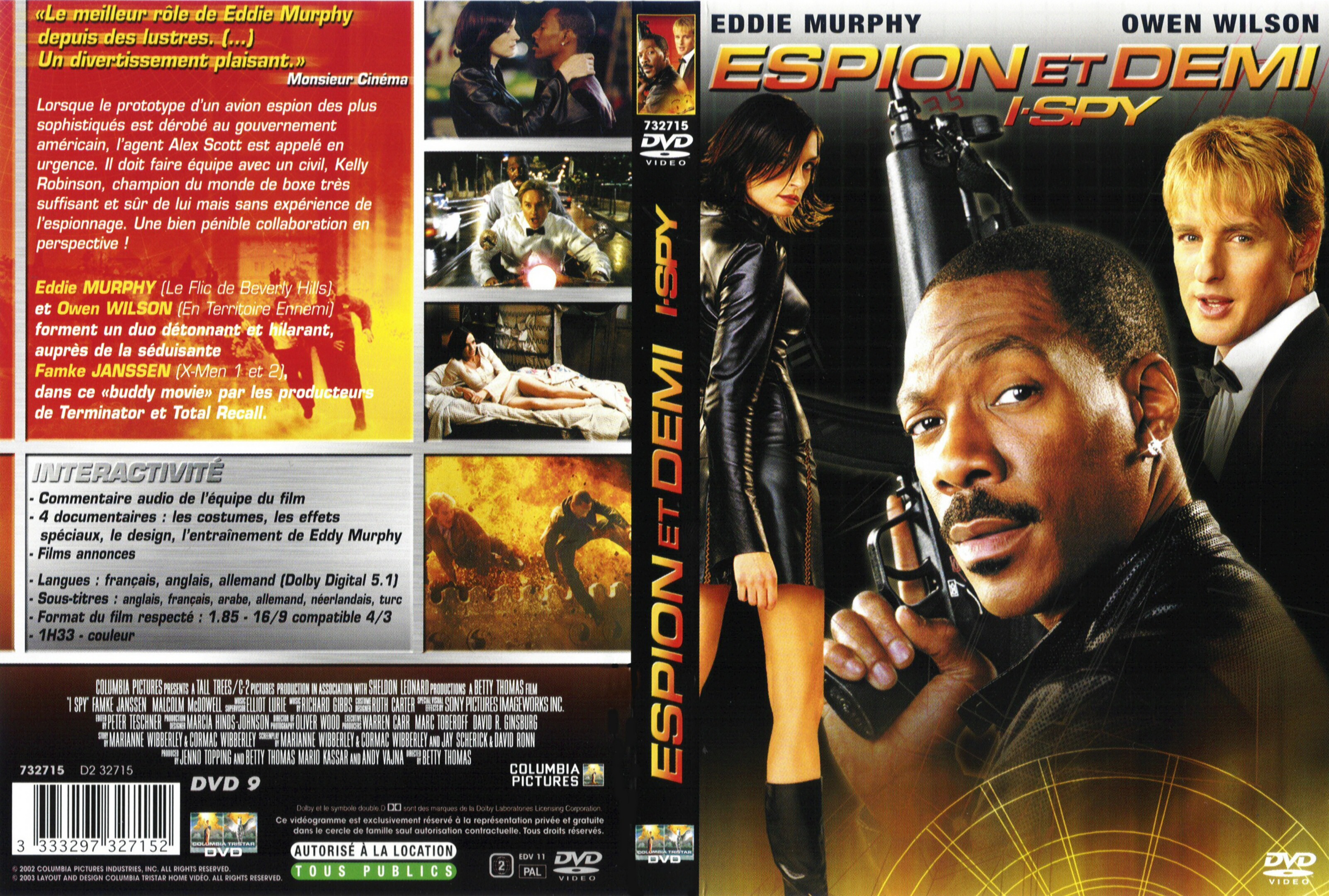 Jaquette DVD Espion et demi