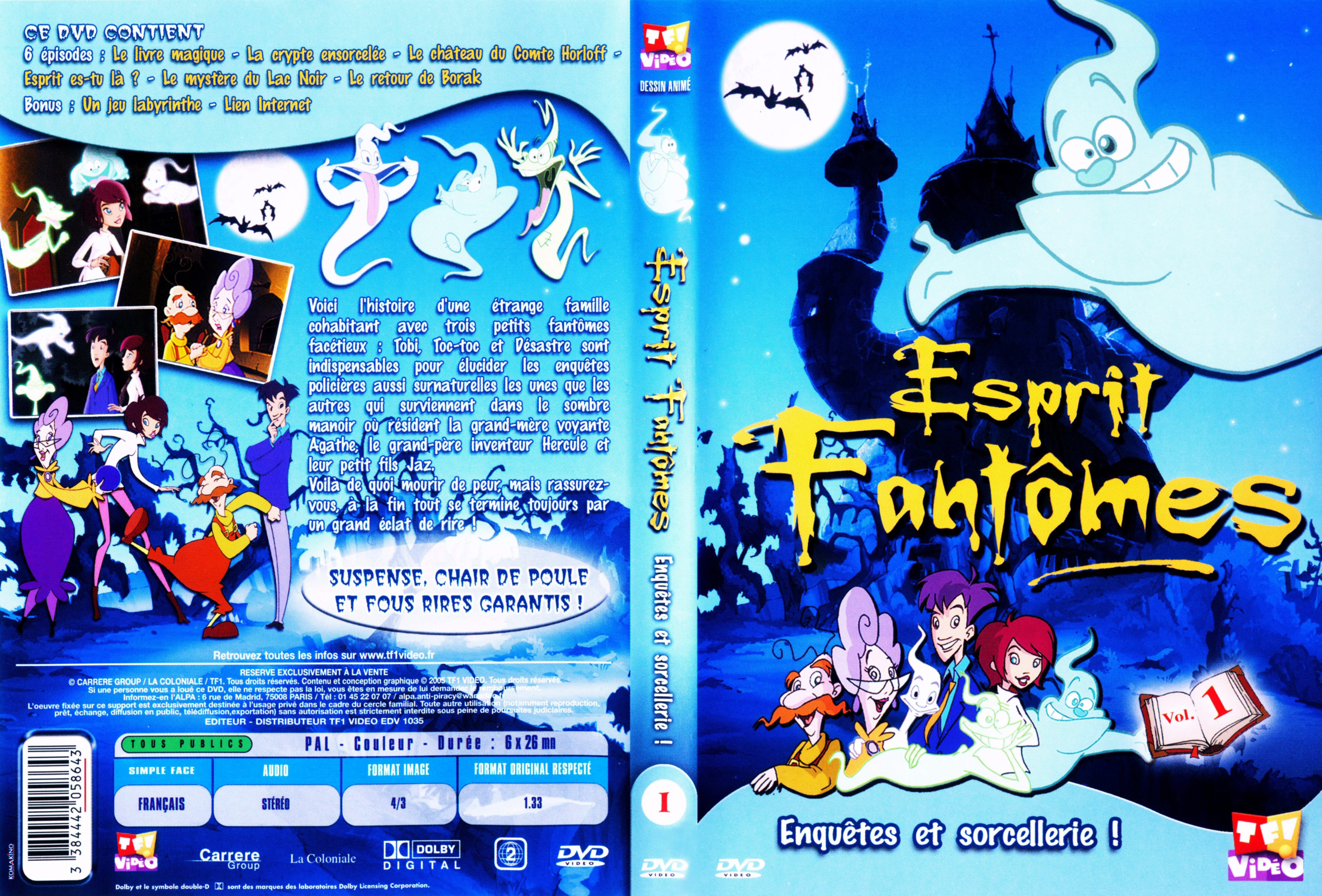 Jaquette DVD Esprit fantomes vol 01
