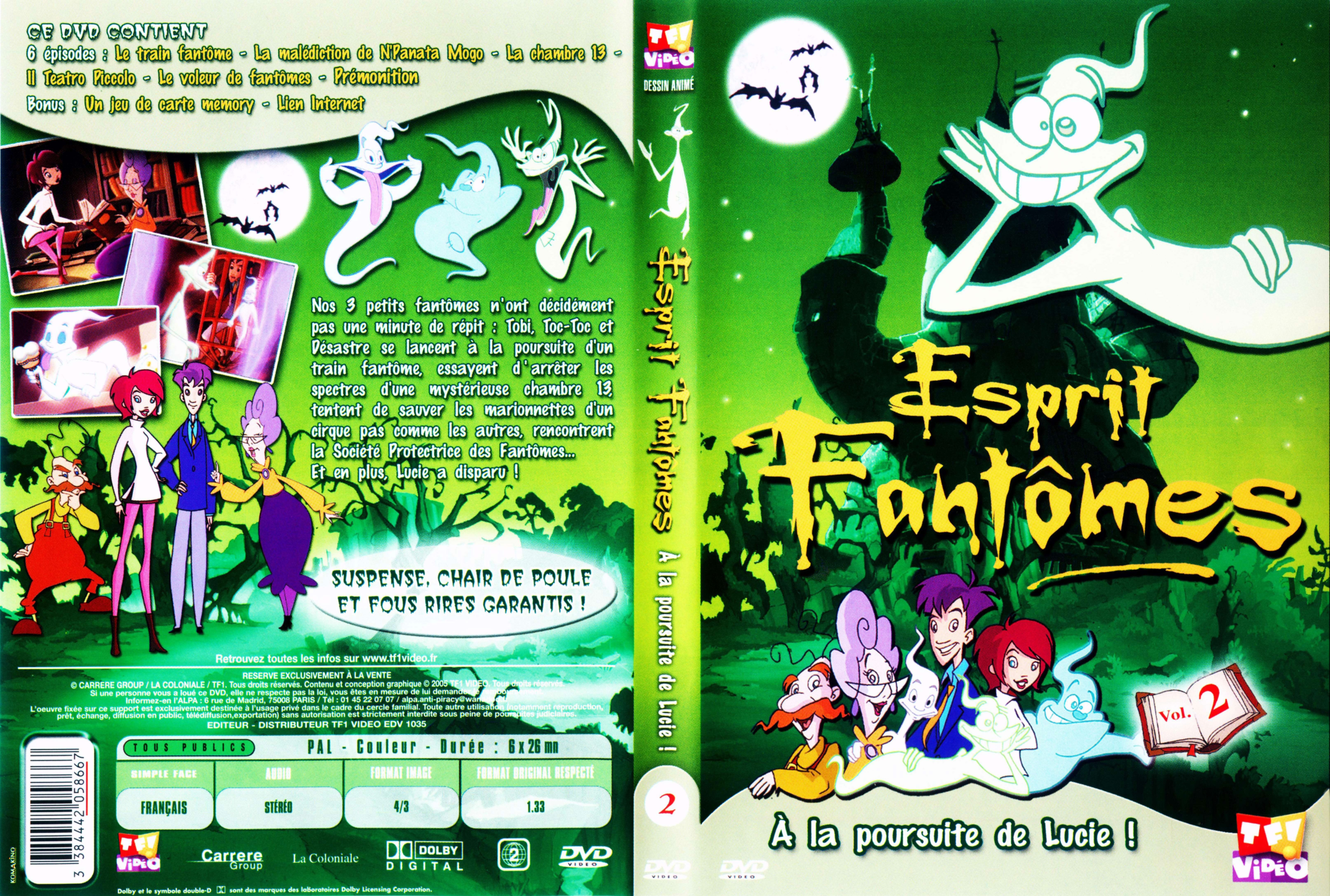 Jaquette DVD Esprit fantomes vol 02