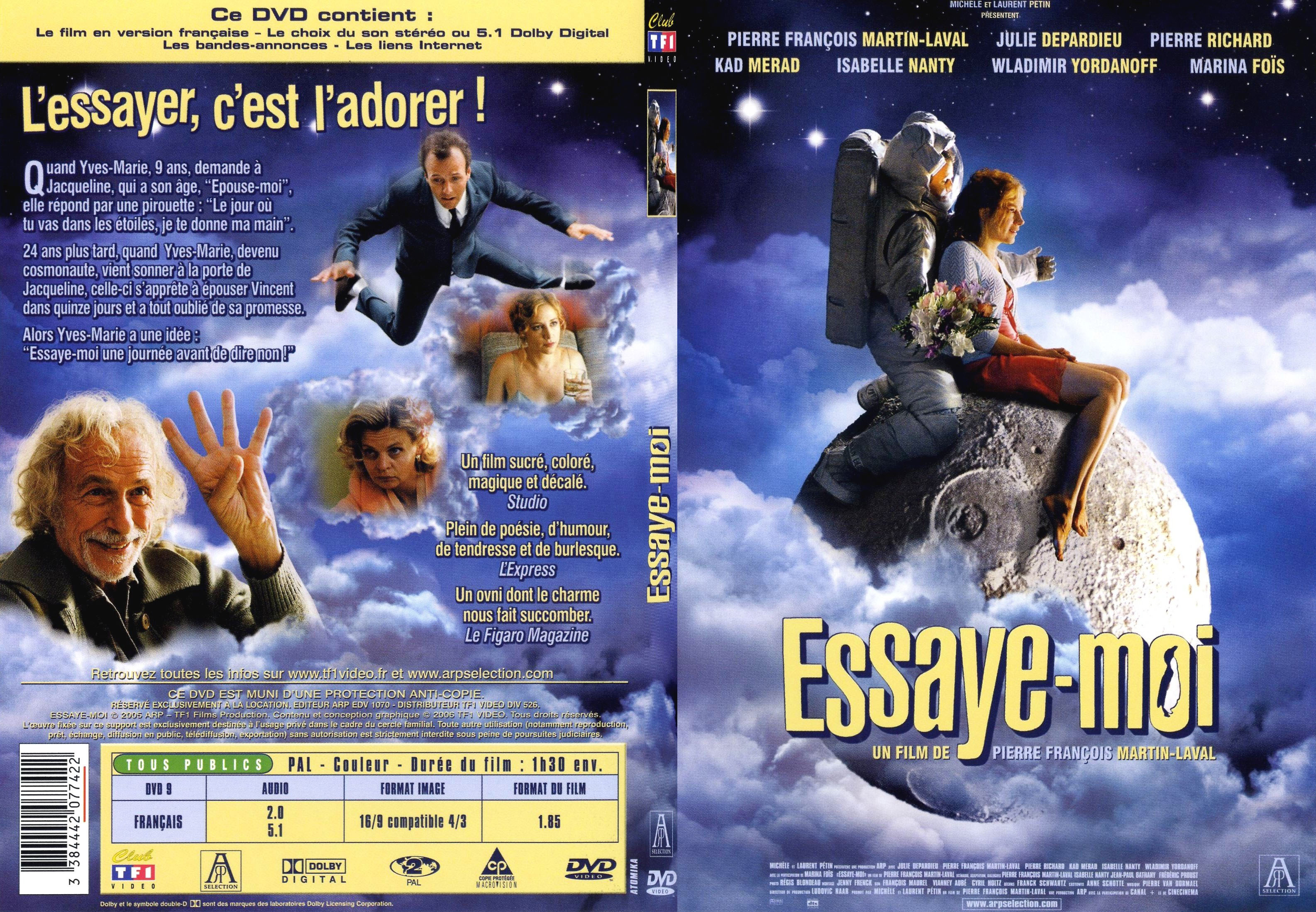 Jaquette DVD Essaye-moi - SLIM