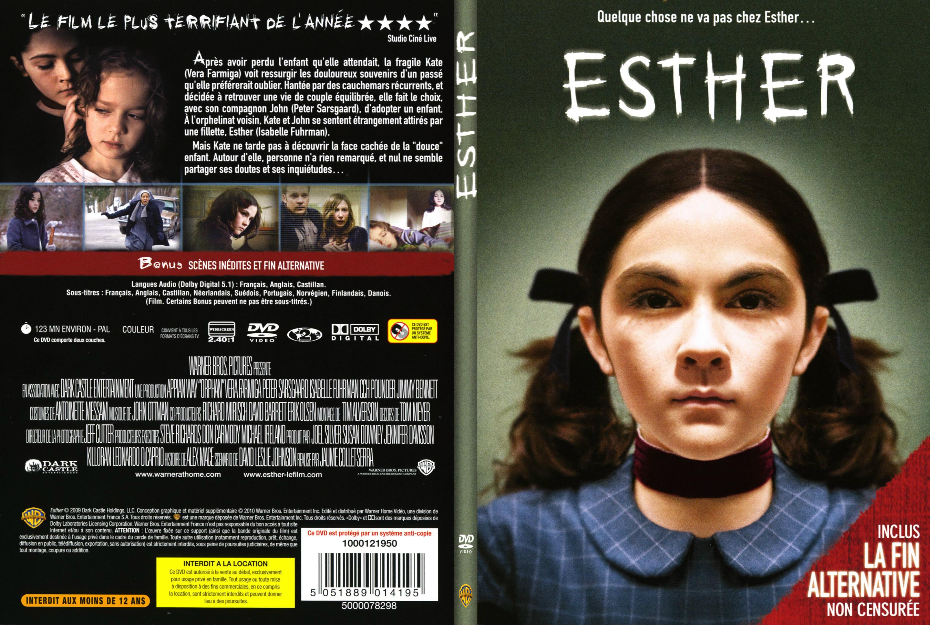 Jaquette DVD Esther - SLIM
