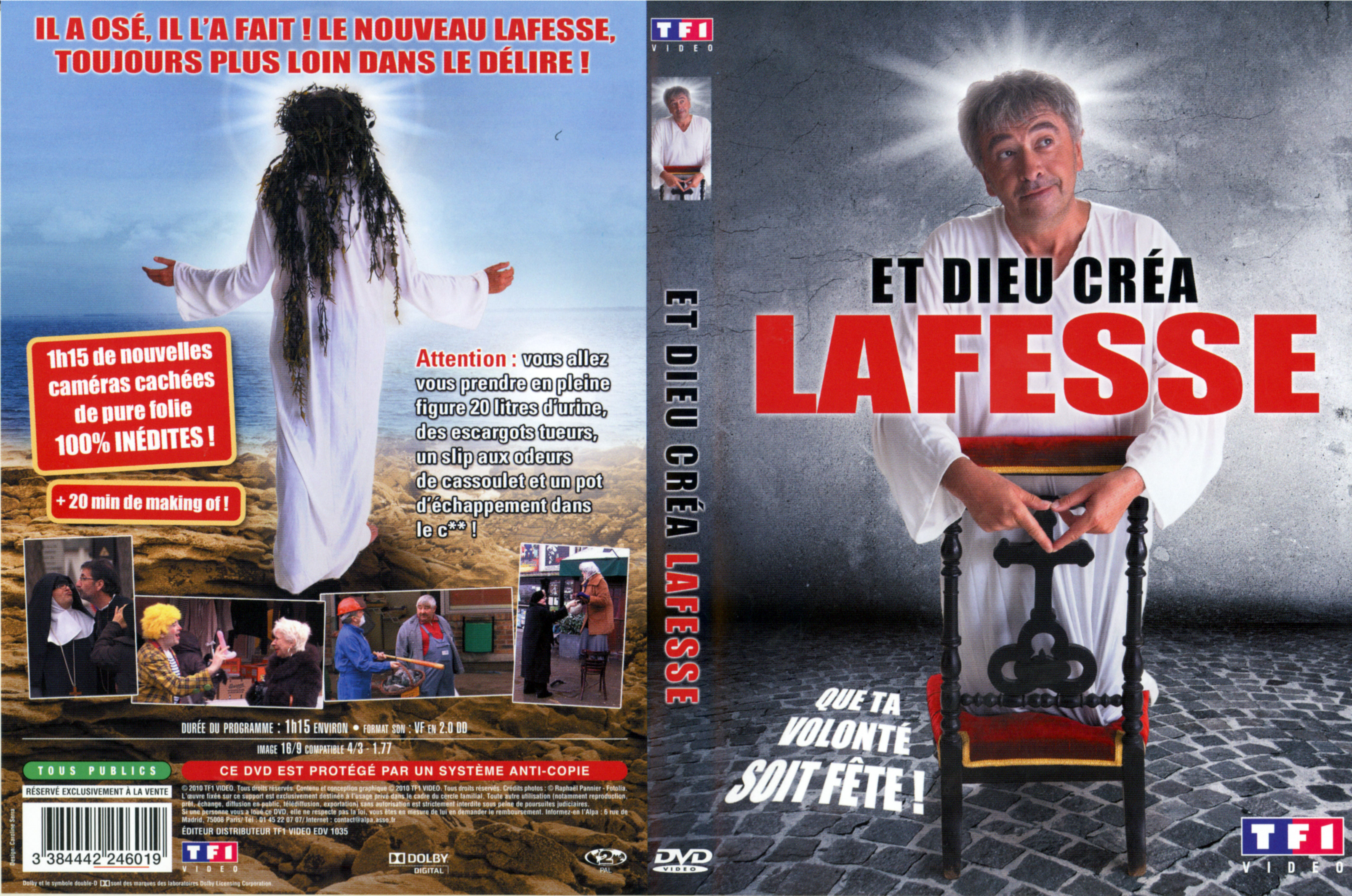 Jaquette DVD Et dieu cra Lafesse