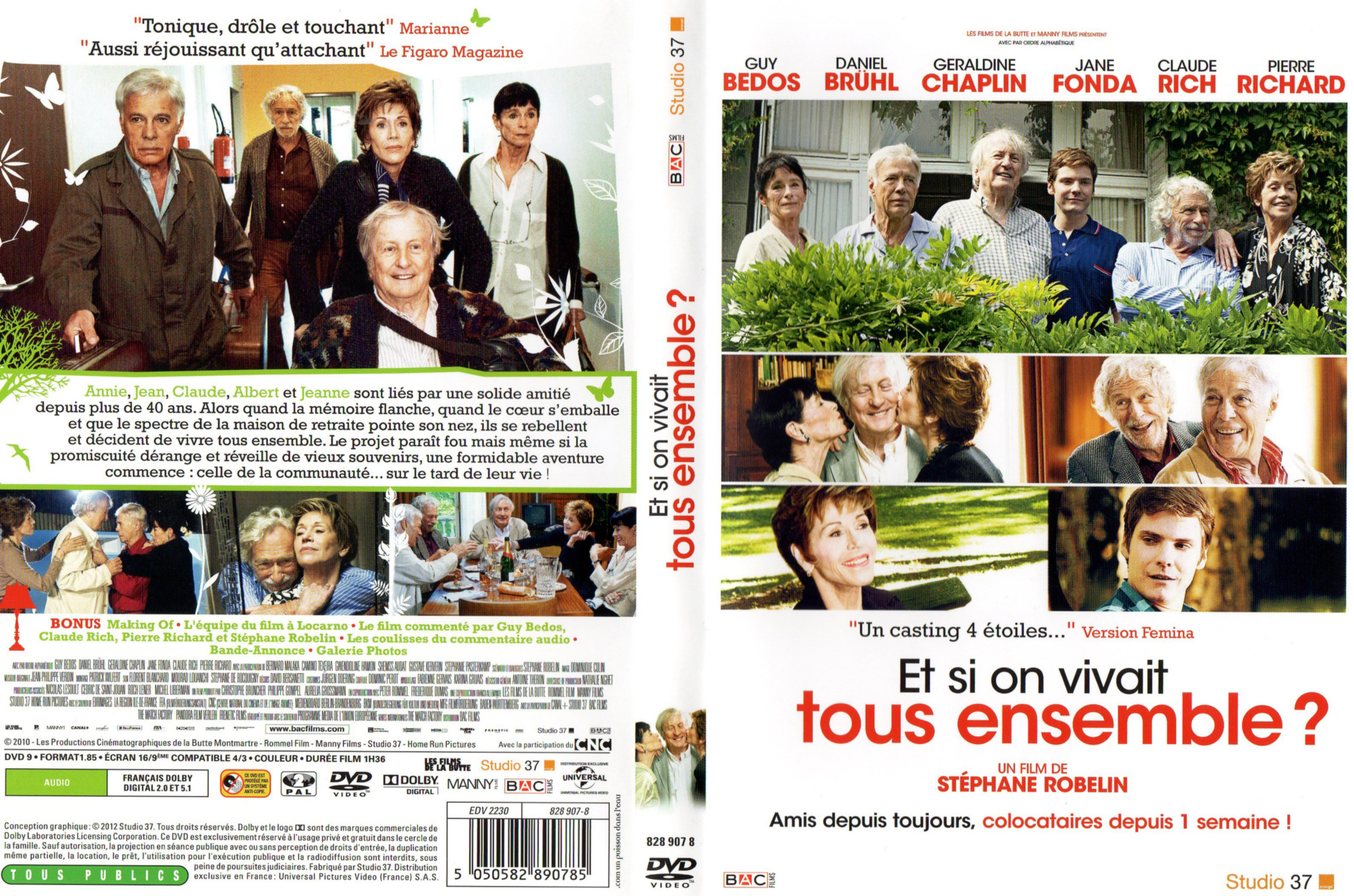 Jaquette DVD Et si on vivait tous ensemble