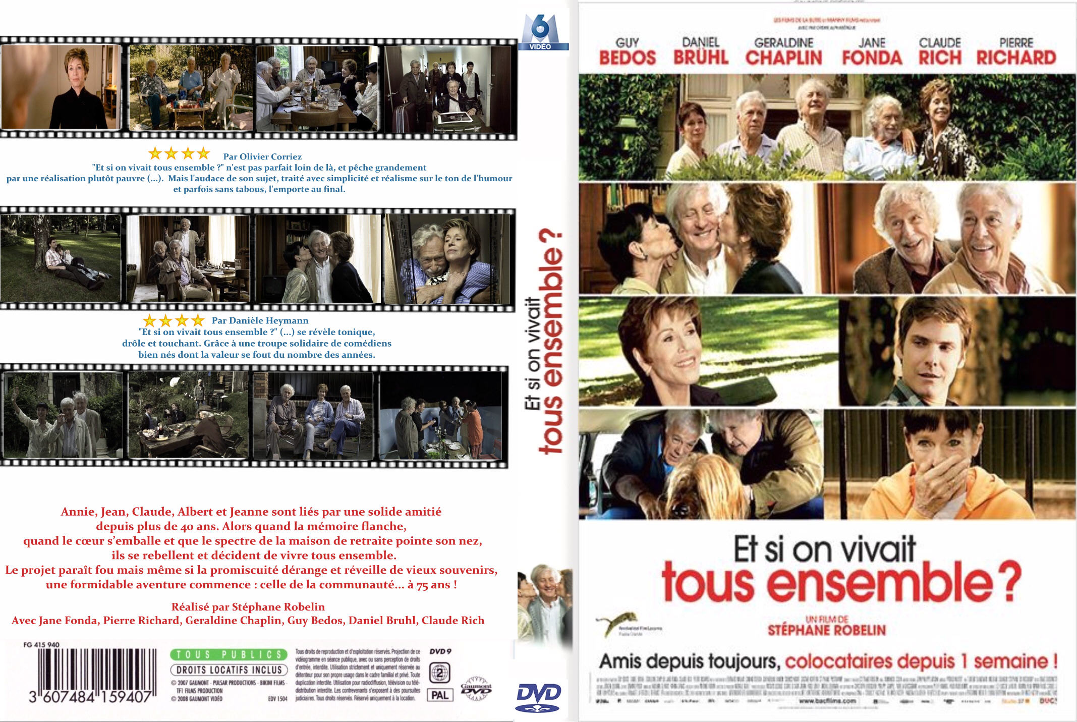 Jaquette DVD Et si on vivait tous ensemble custom