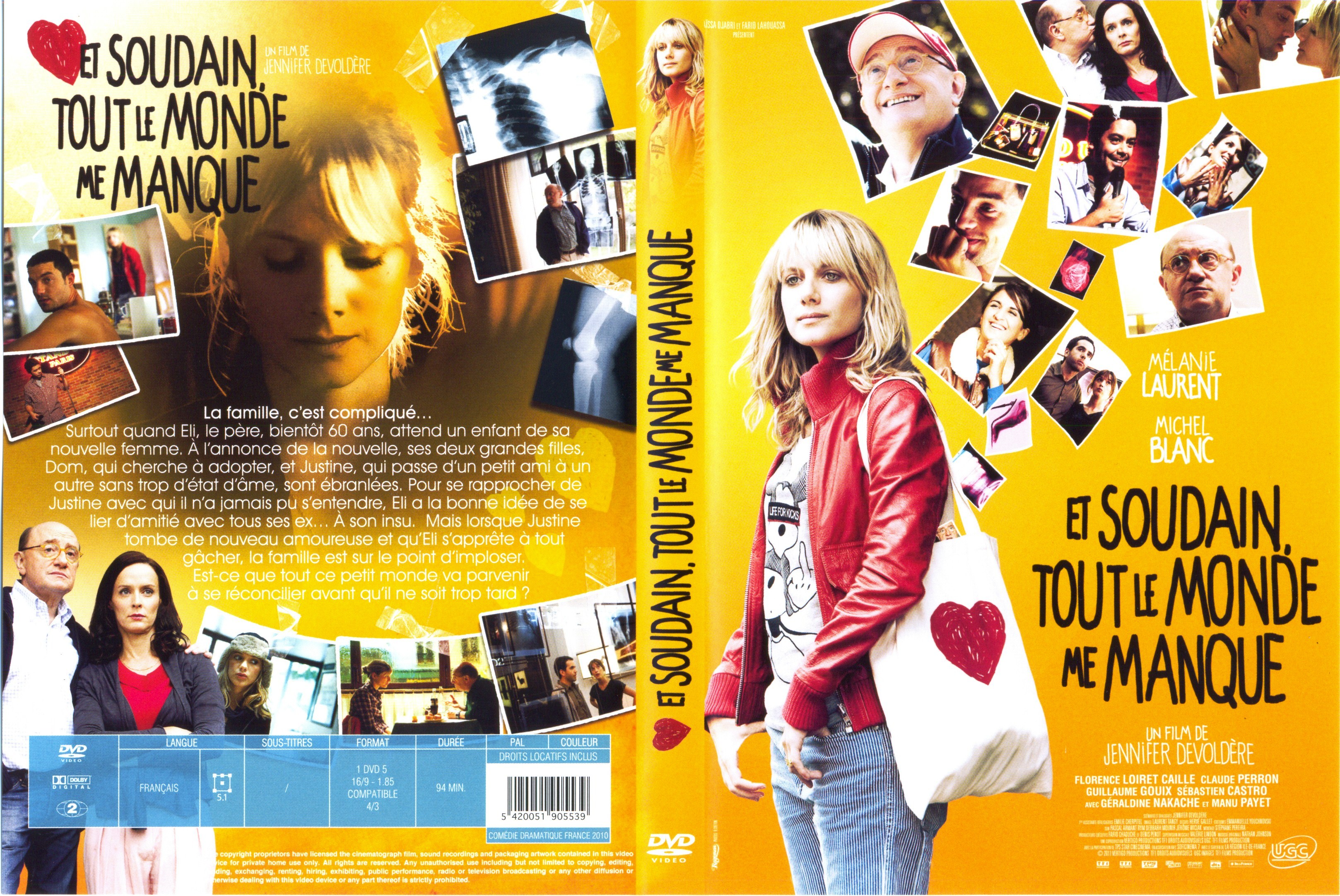 Distribution De Et Soudain Tout Le Monde Me Manque Jaquette DVD de Et soudain, tout le monde me manque - Cinéma Passion