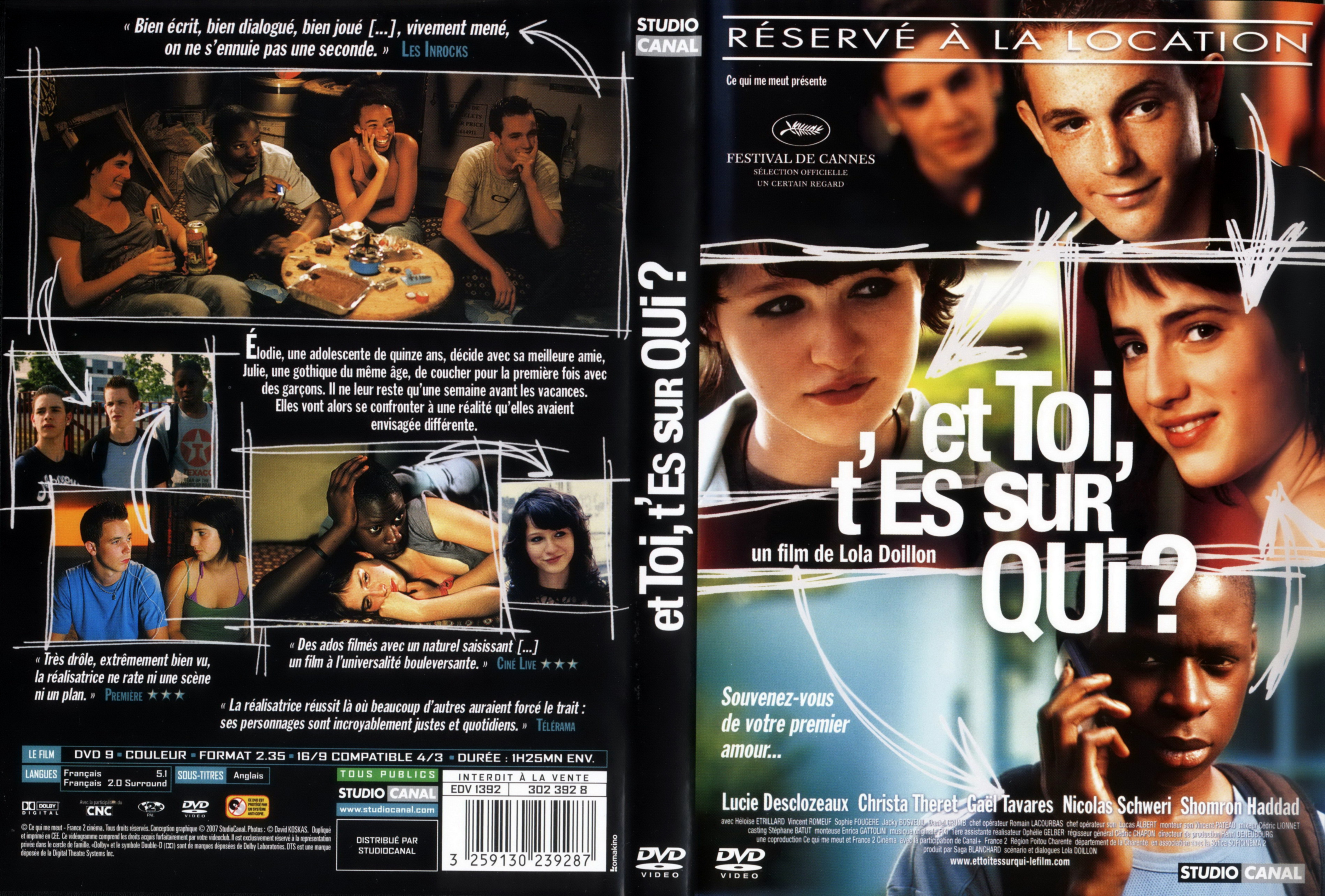 Jaquette DVD Et toi t