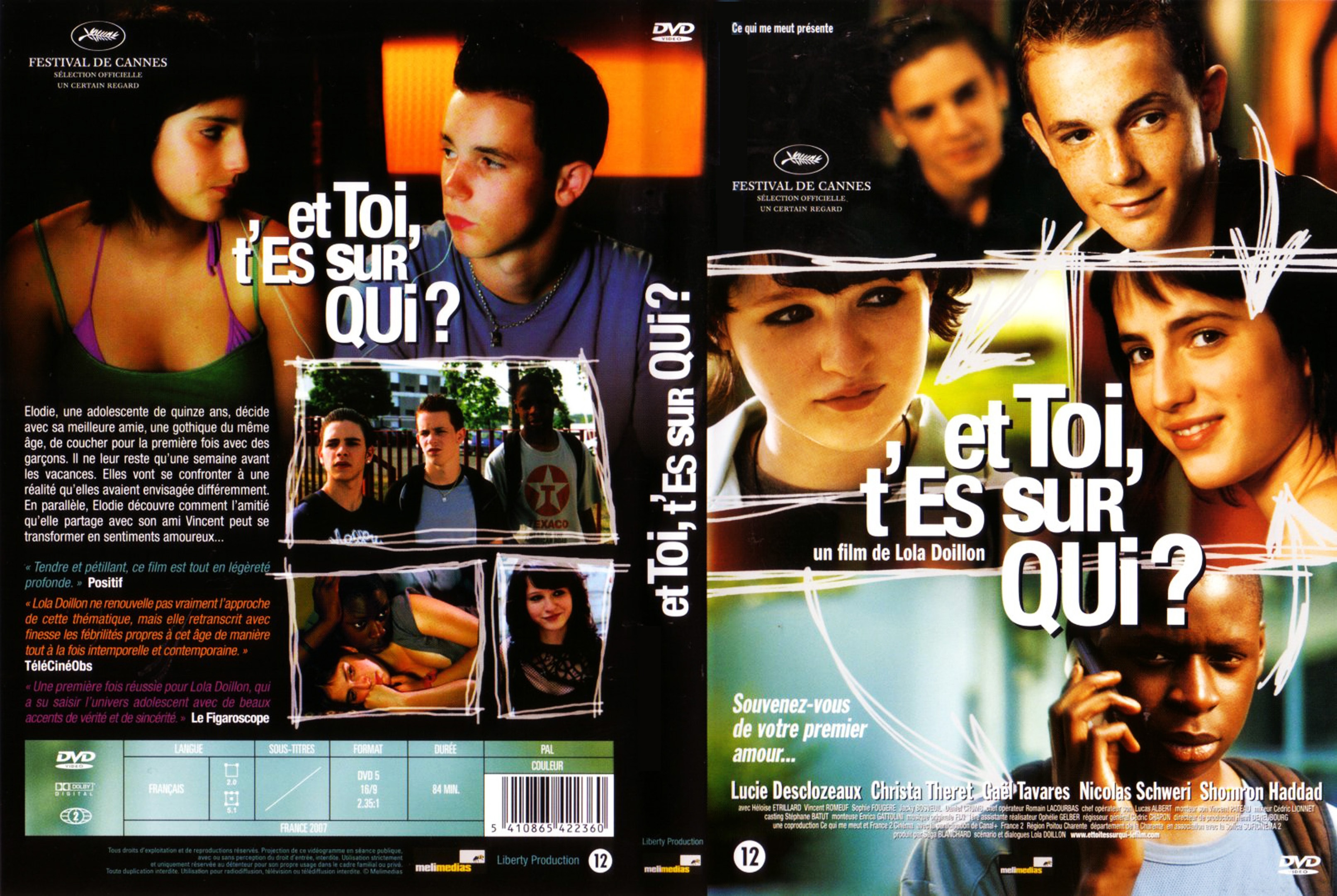 Jaquette DVD Et toi t