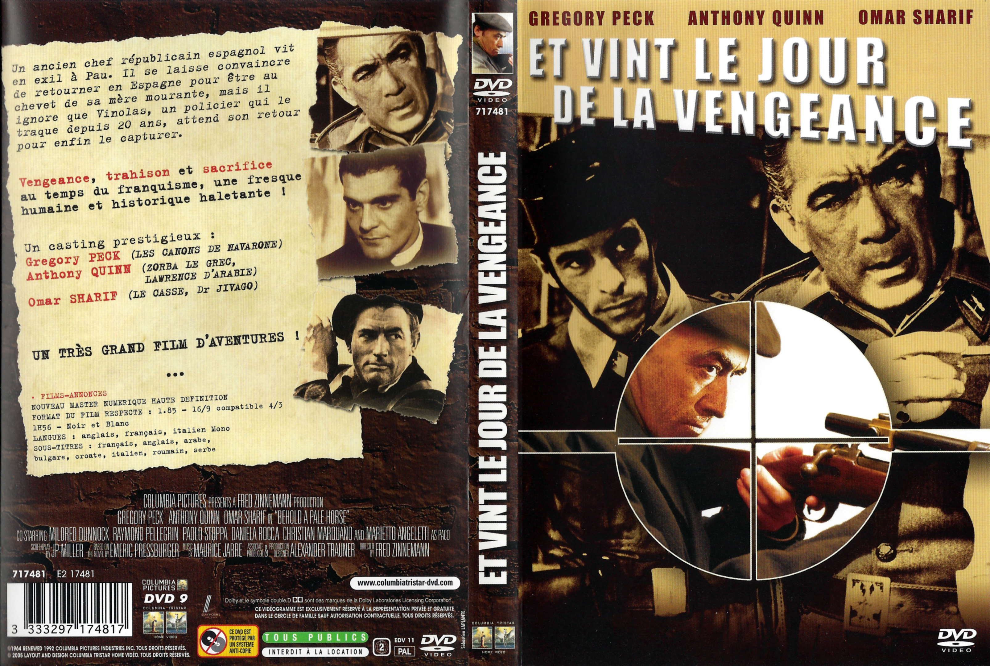 Jaquette DVD Et vint le jour de la vengeance