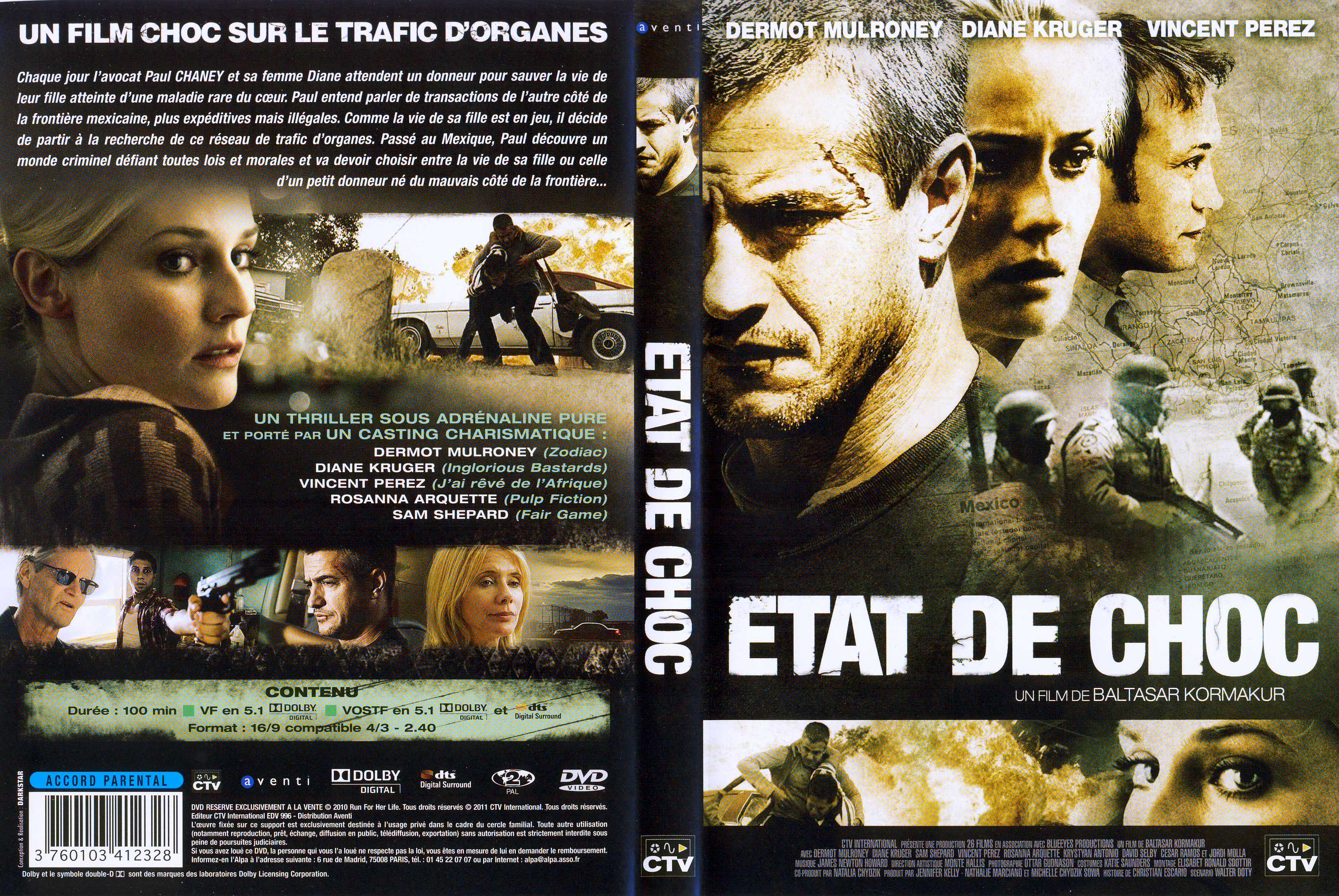 Jaquette DVD Etat de choc (2010)