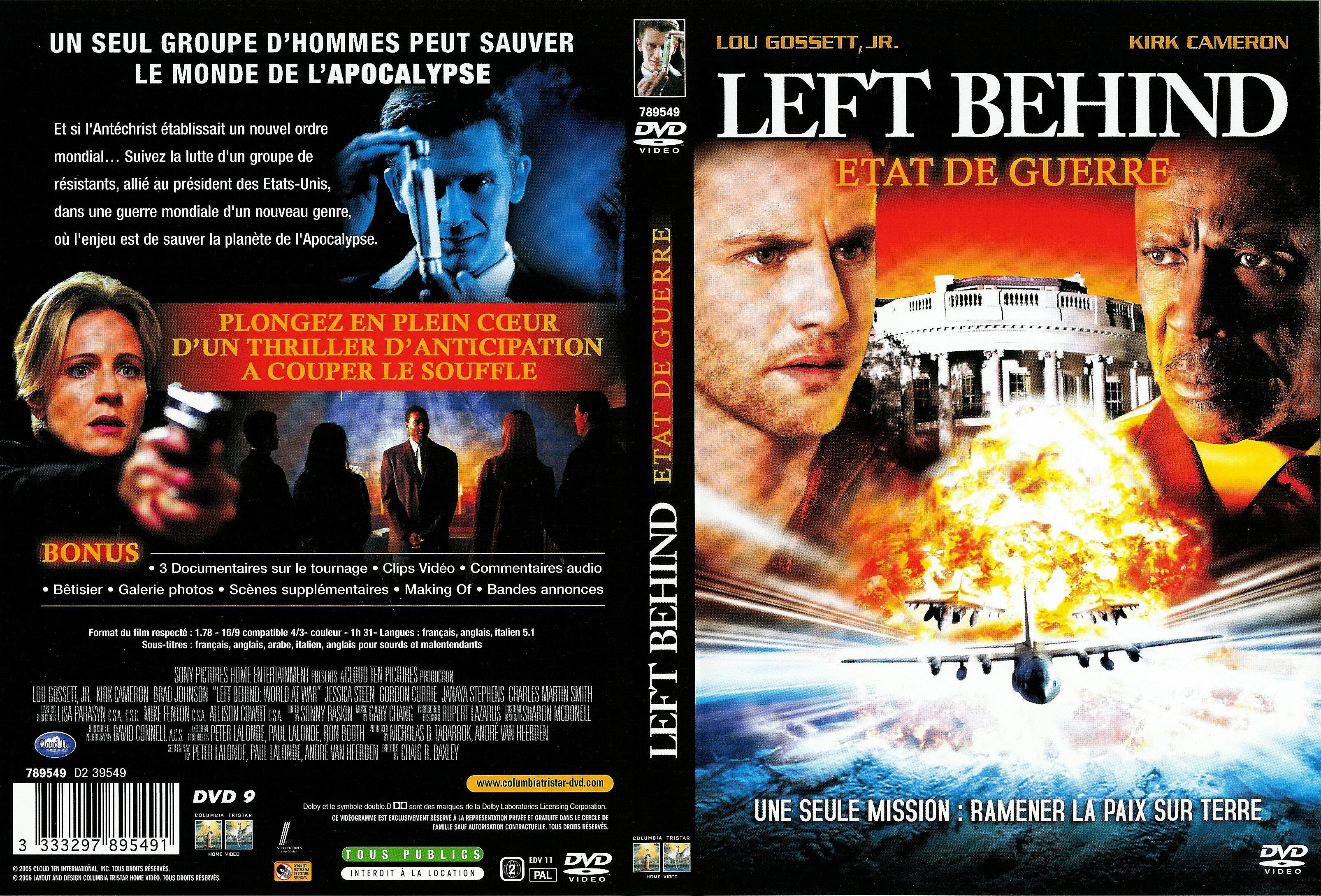 Jaquette DVD Etat de guerre v2