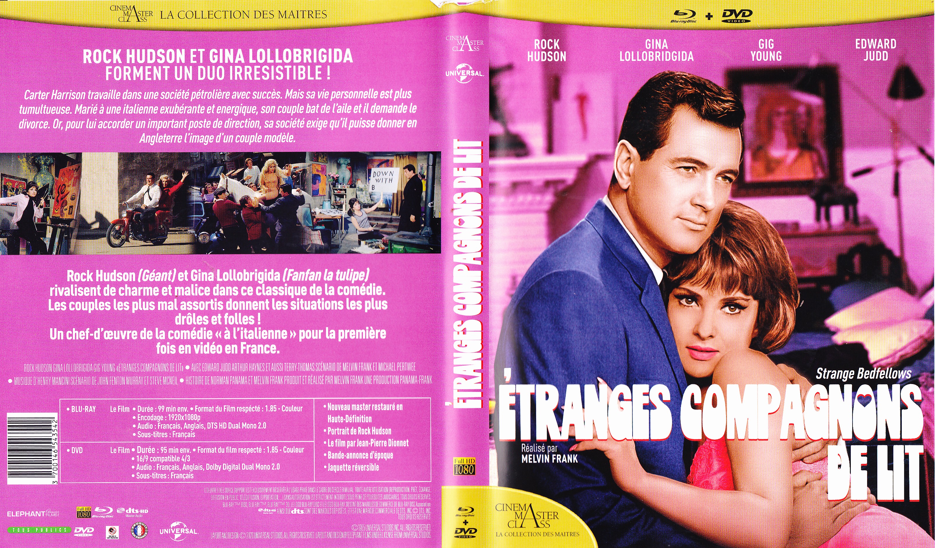 Jaquette DVD Etranges compagnons de lit (BLU-RAY)