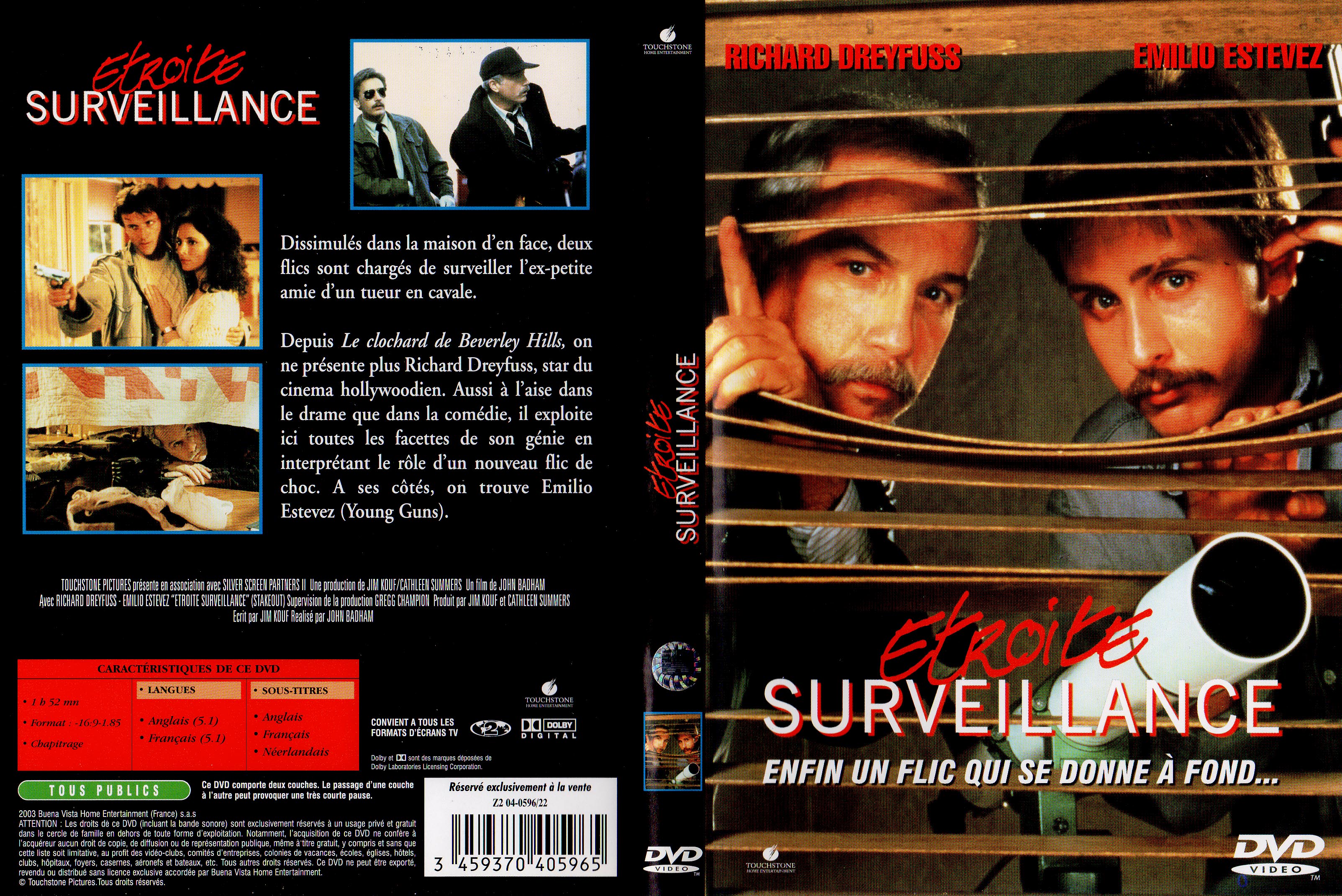 Jaquette DVD Etroite surveillance v2