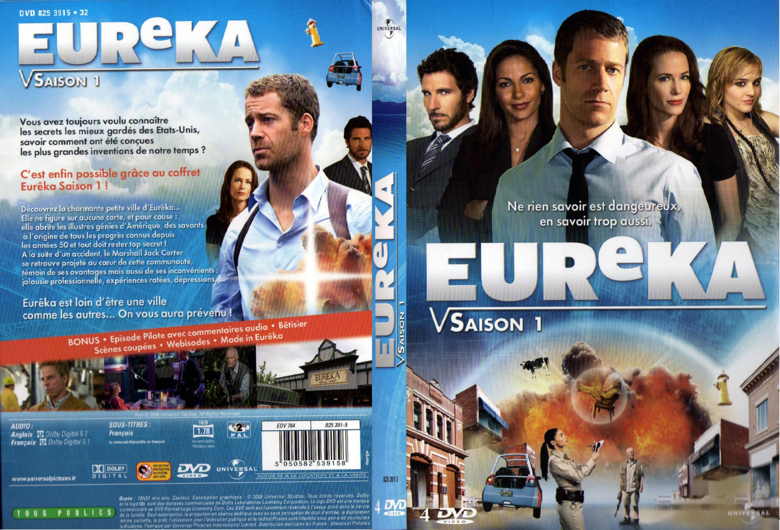 Jaquette DVD Eureka Saison 1