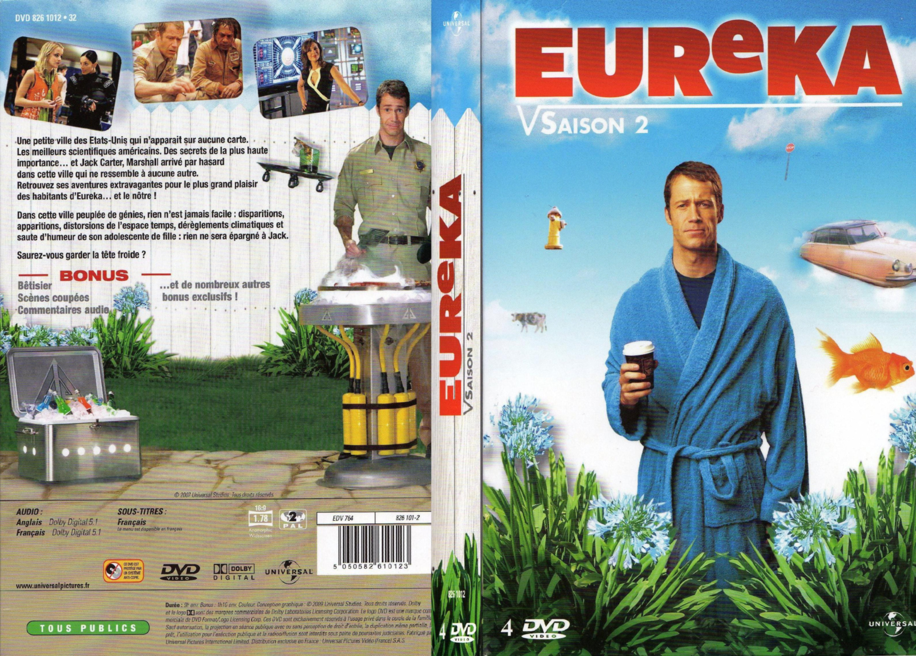 Jaquette DVD Eureka Saison 2