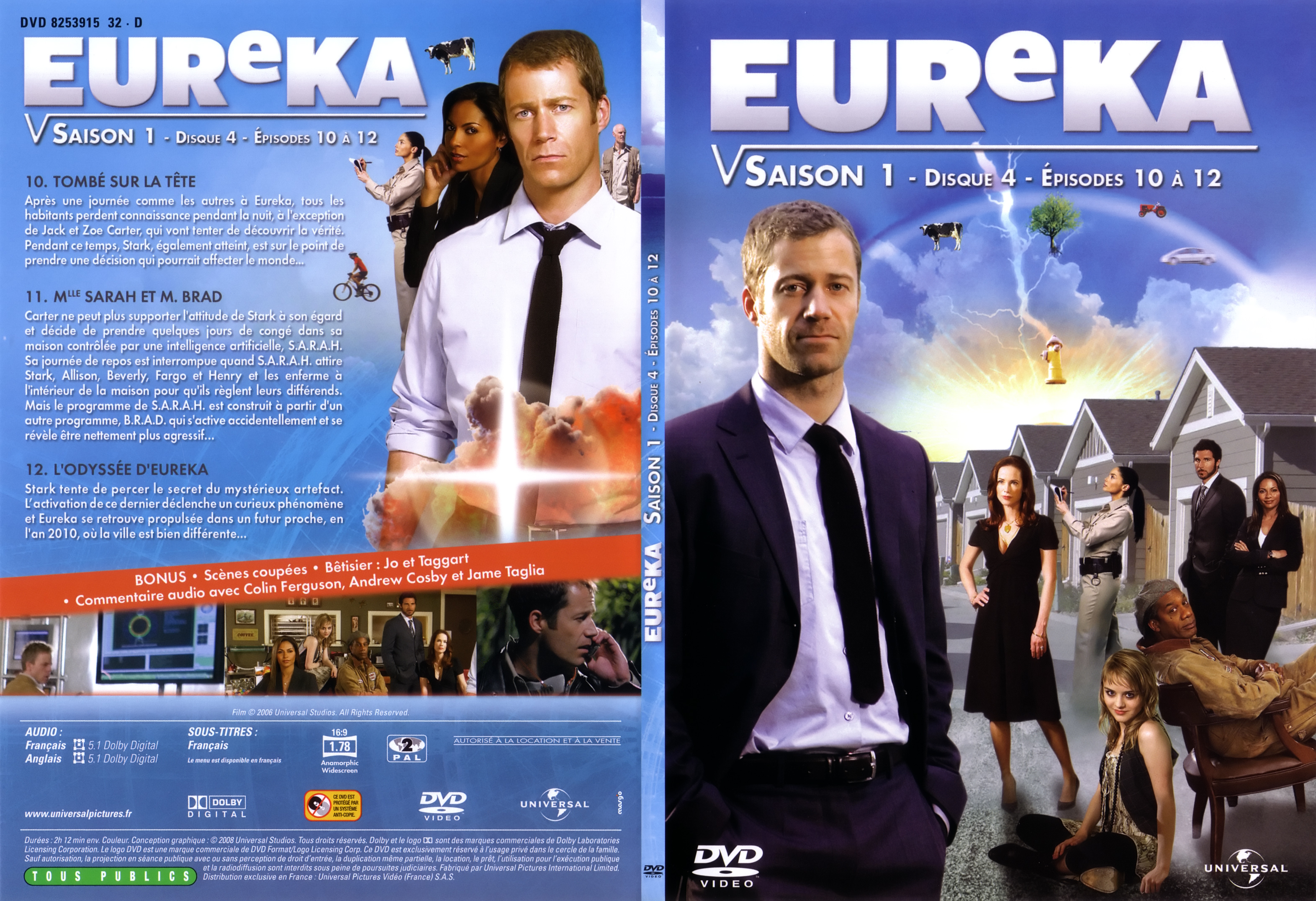 Jaquette DVD Eureka saison 1 DVD 4