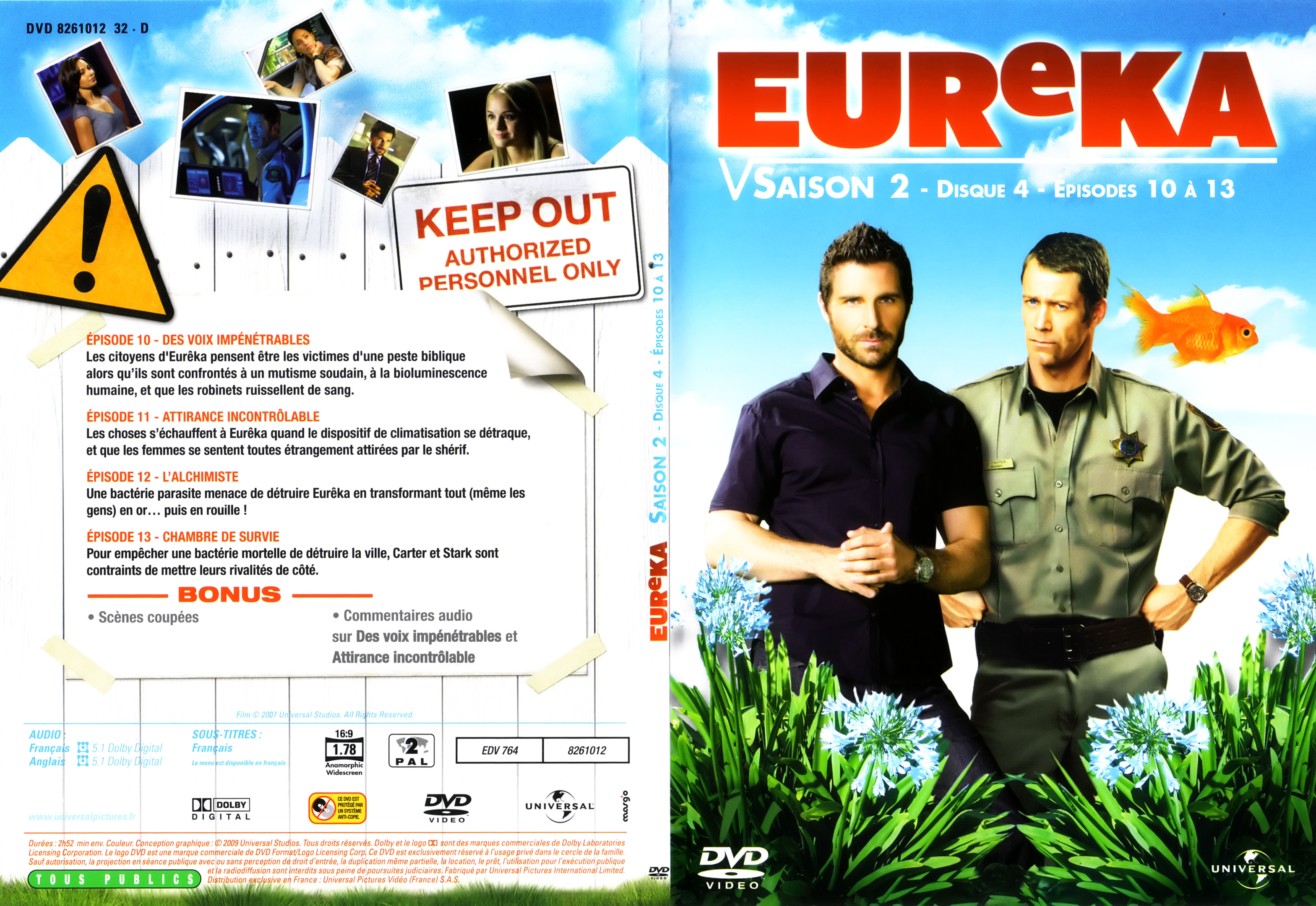 Jaquette DVD Eureka saison 2 DVD 4