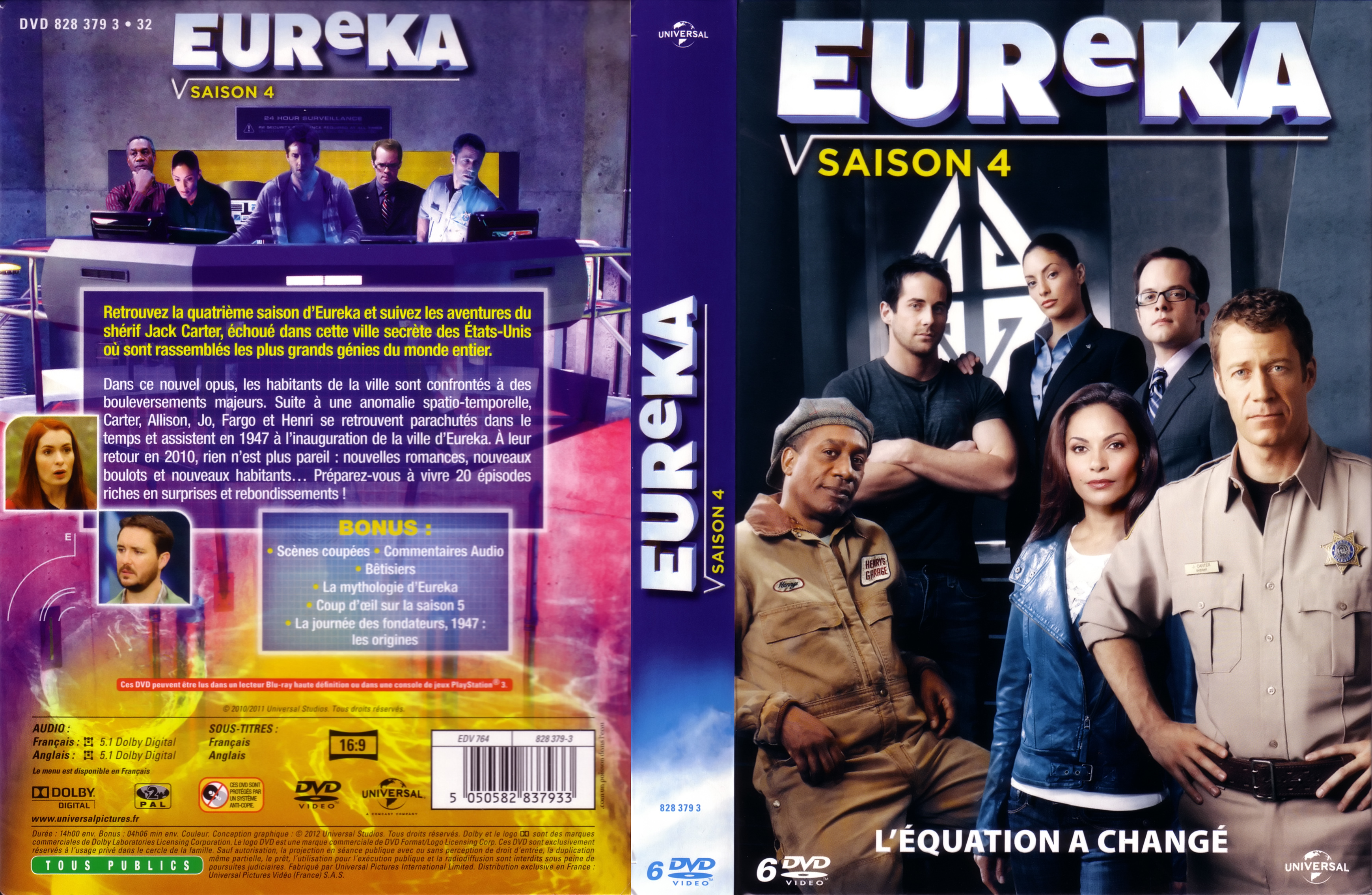 Jaquette DVD Eureka saison 4 COFFRET
