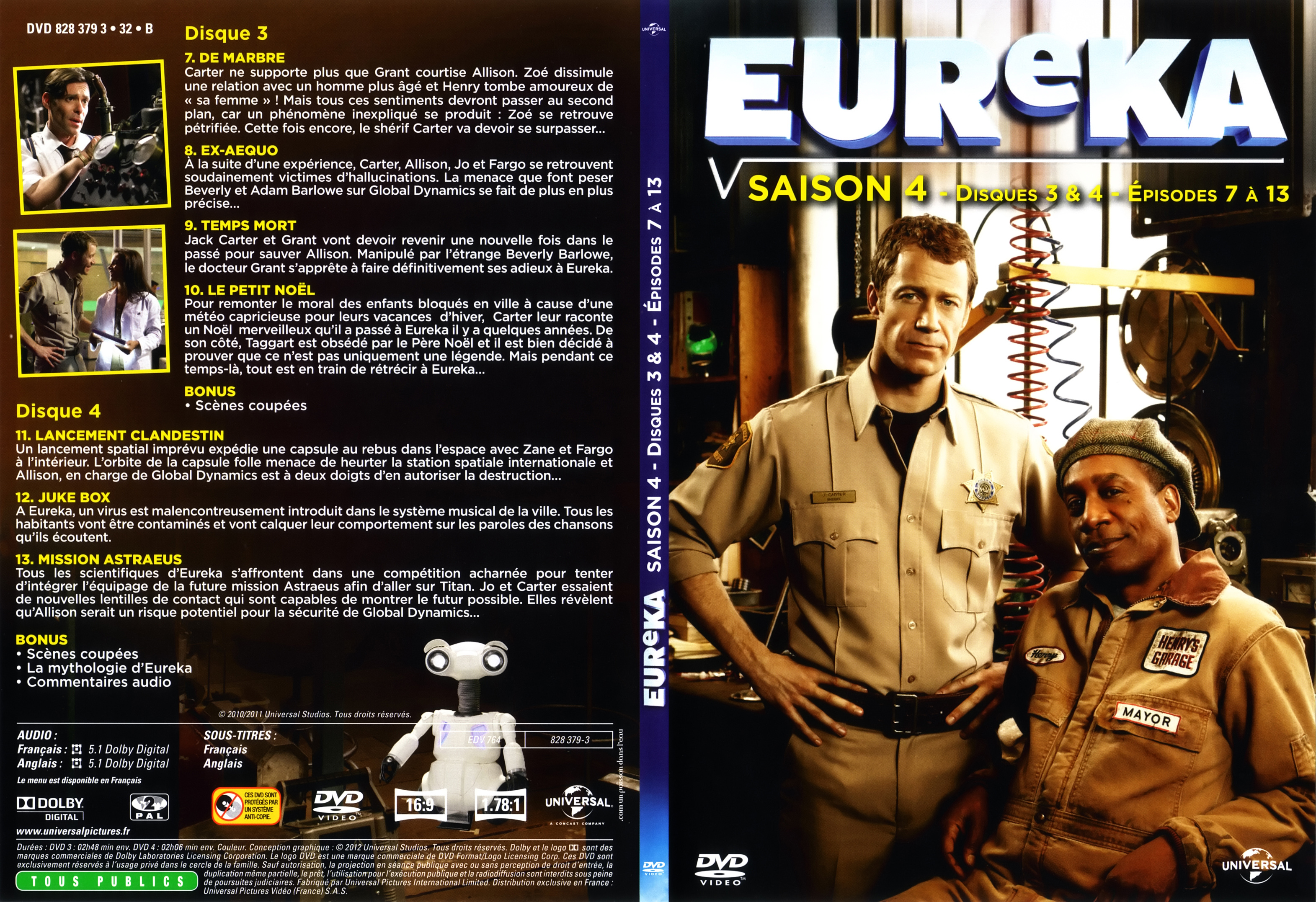 Jaquette DVD Eureka saison 4 DVD 2