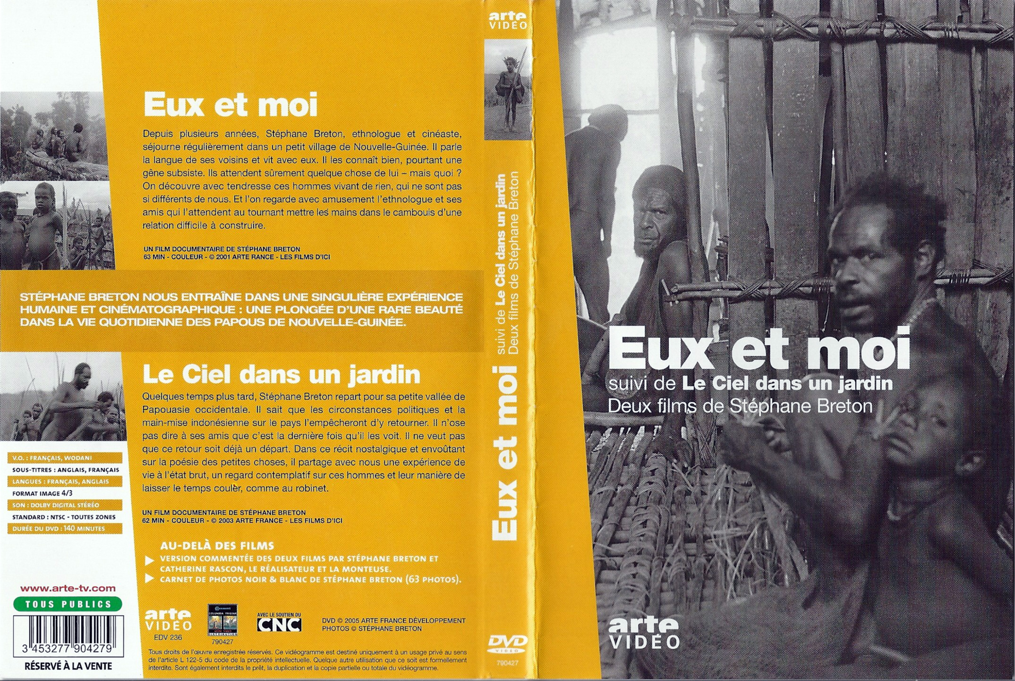 Jaquette DVD Eux et moi + Le ciel dans un jardin