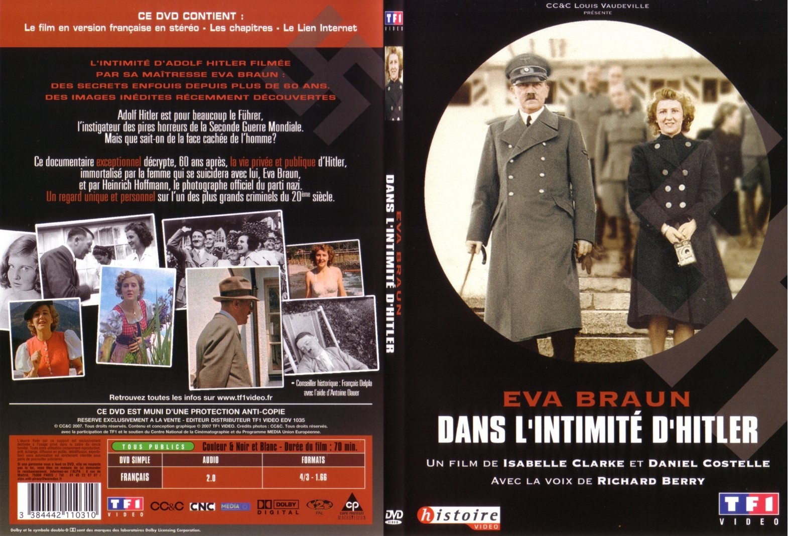 Jaquette DVD Eva Braun (dans l