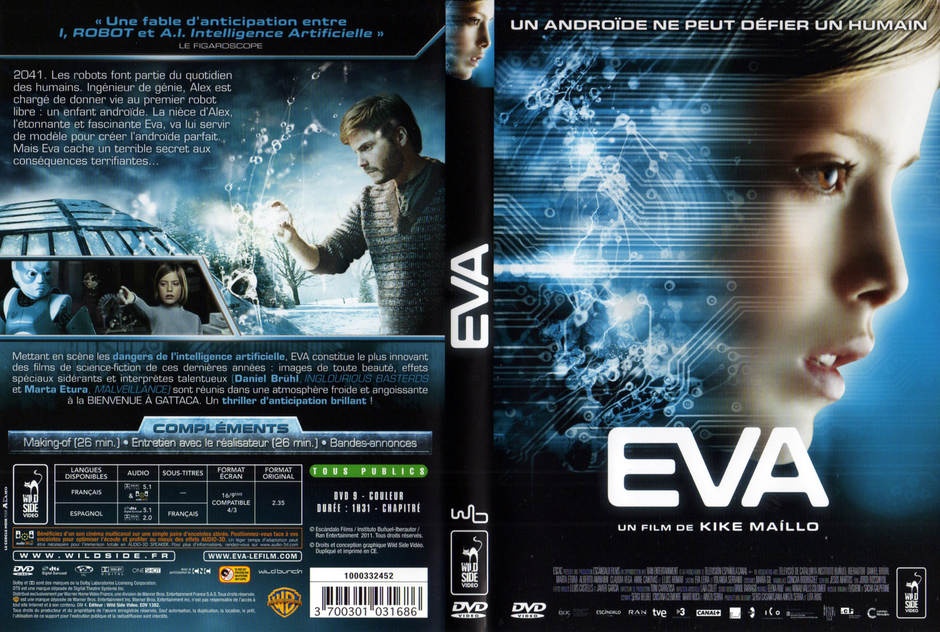 Jaquette DVD Eva (2011)