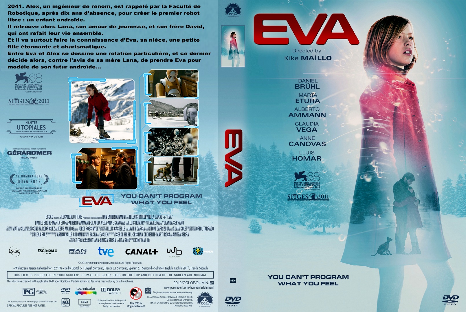 Jaquette DVD Eva custom