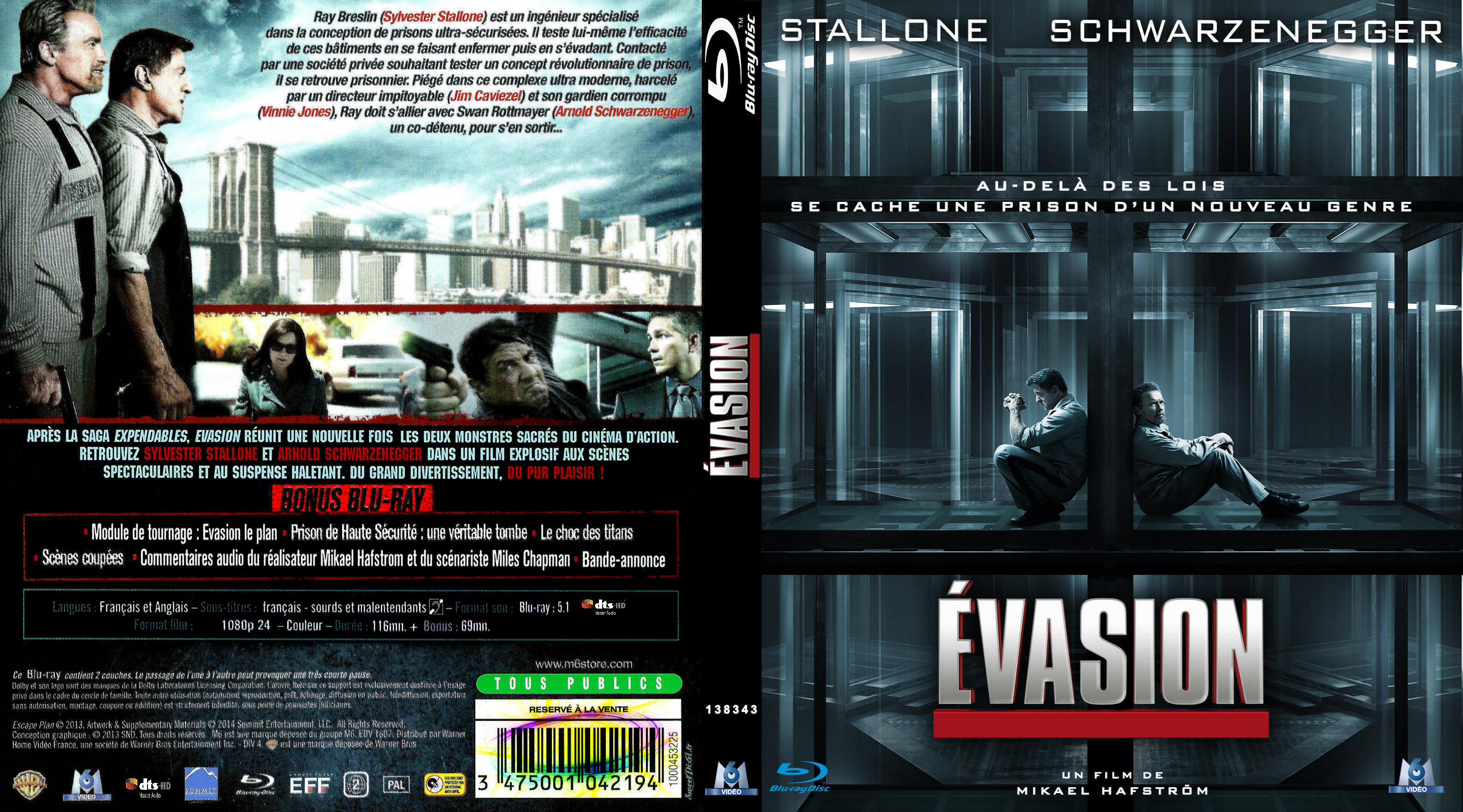 Jaquette DVD Evasion custom (BLU-RAY)