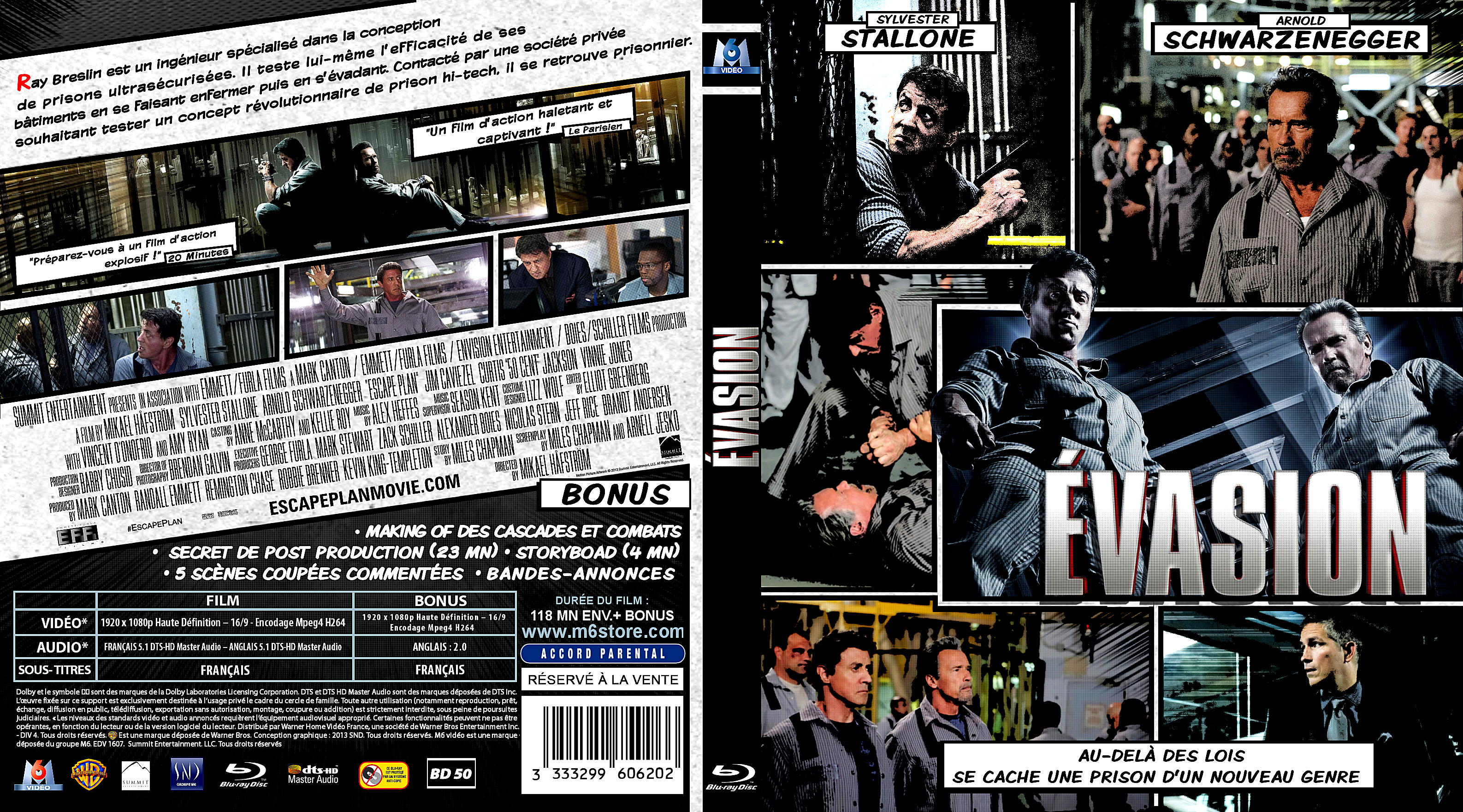 Jaquette DVD Evasion custom (BLU-RAY) v4