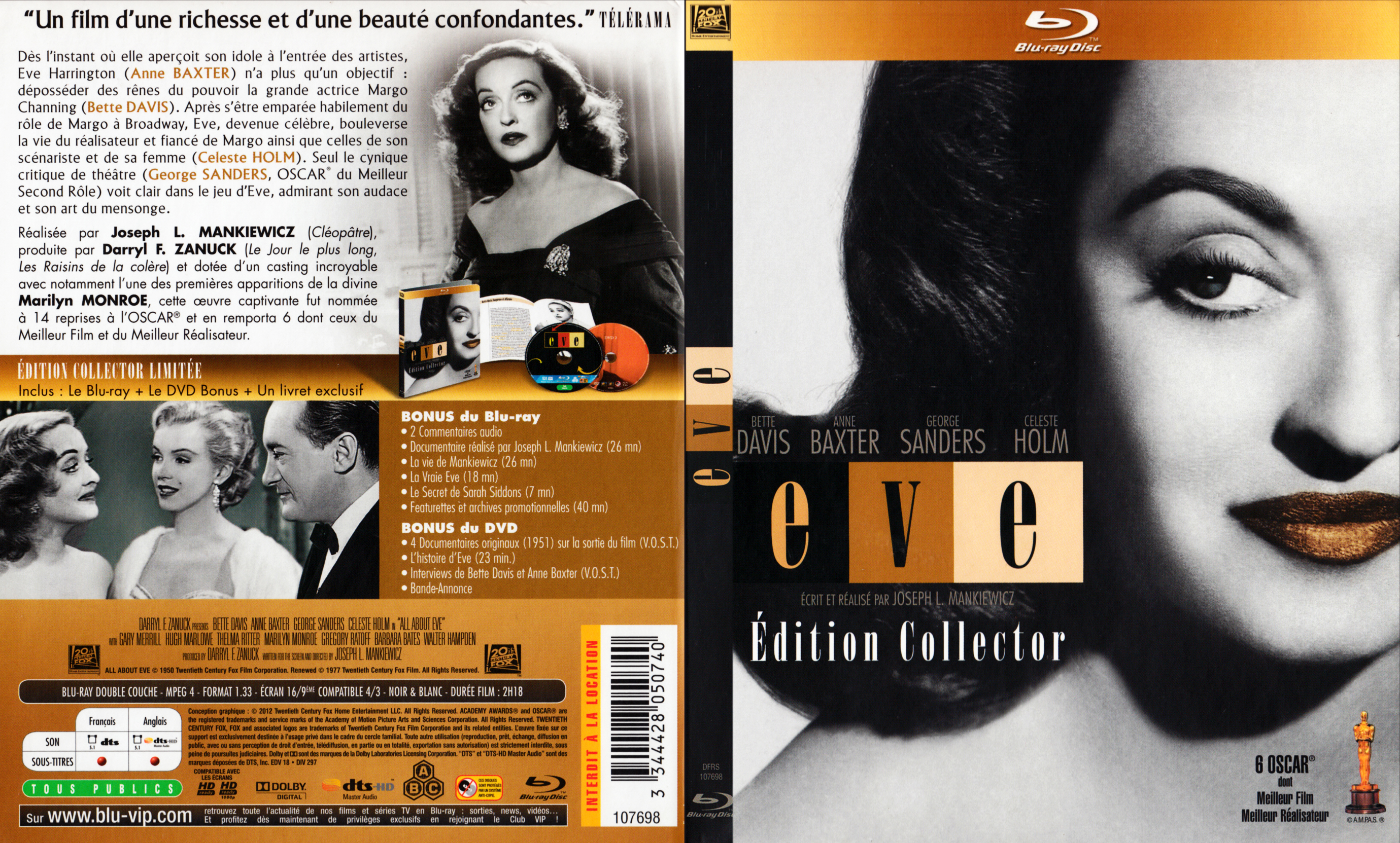 Jaquette DVD Eve (BLU-RAY)