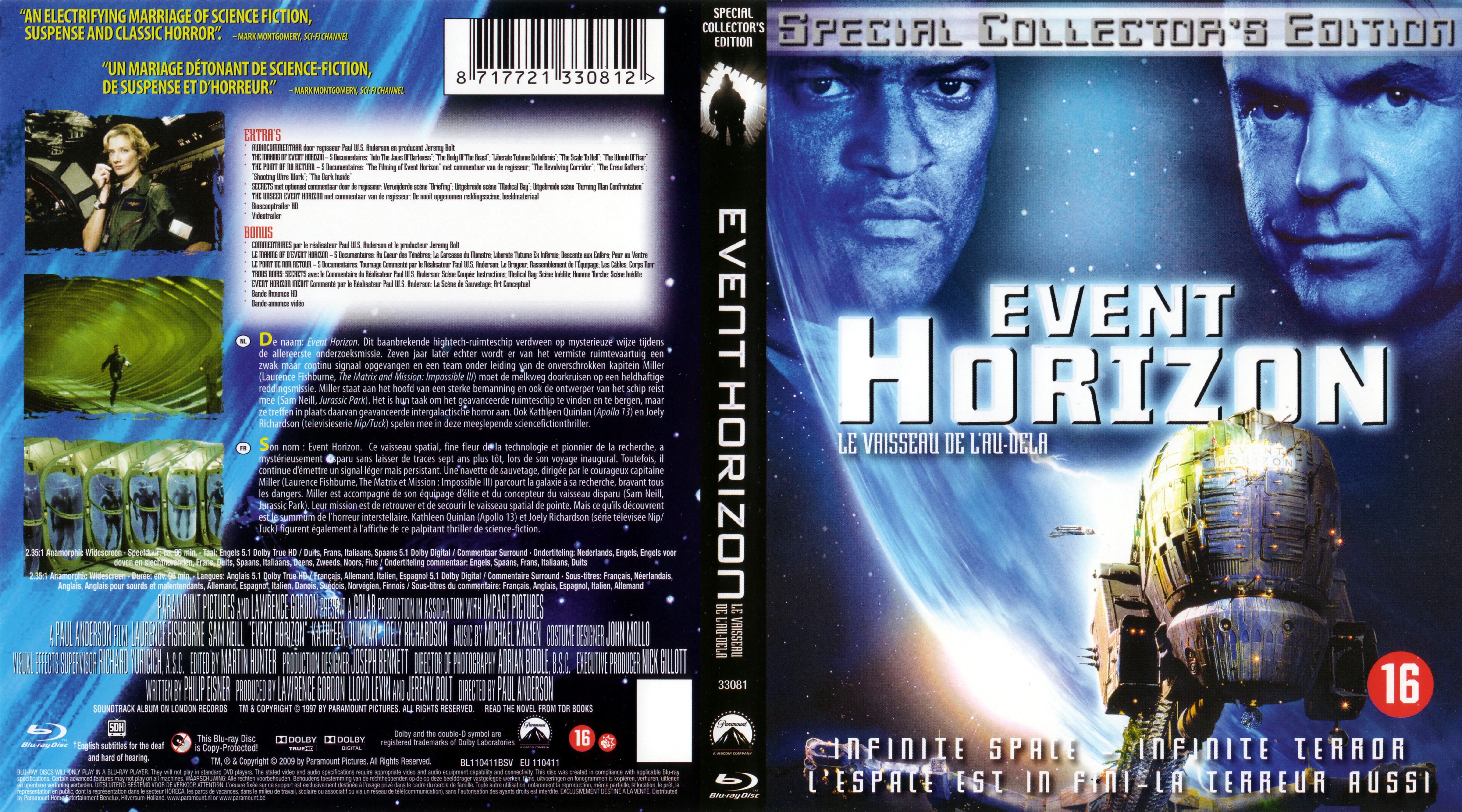 Jaquette DVD Event Horizon (BLU-RAY)