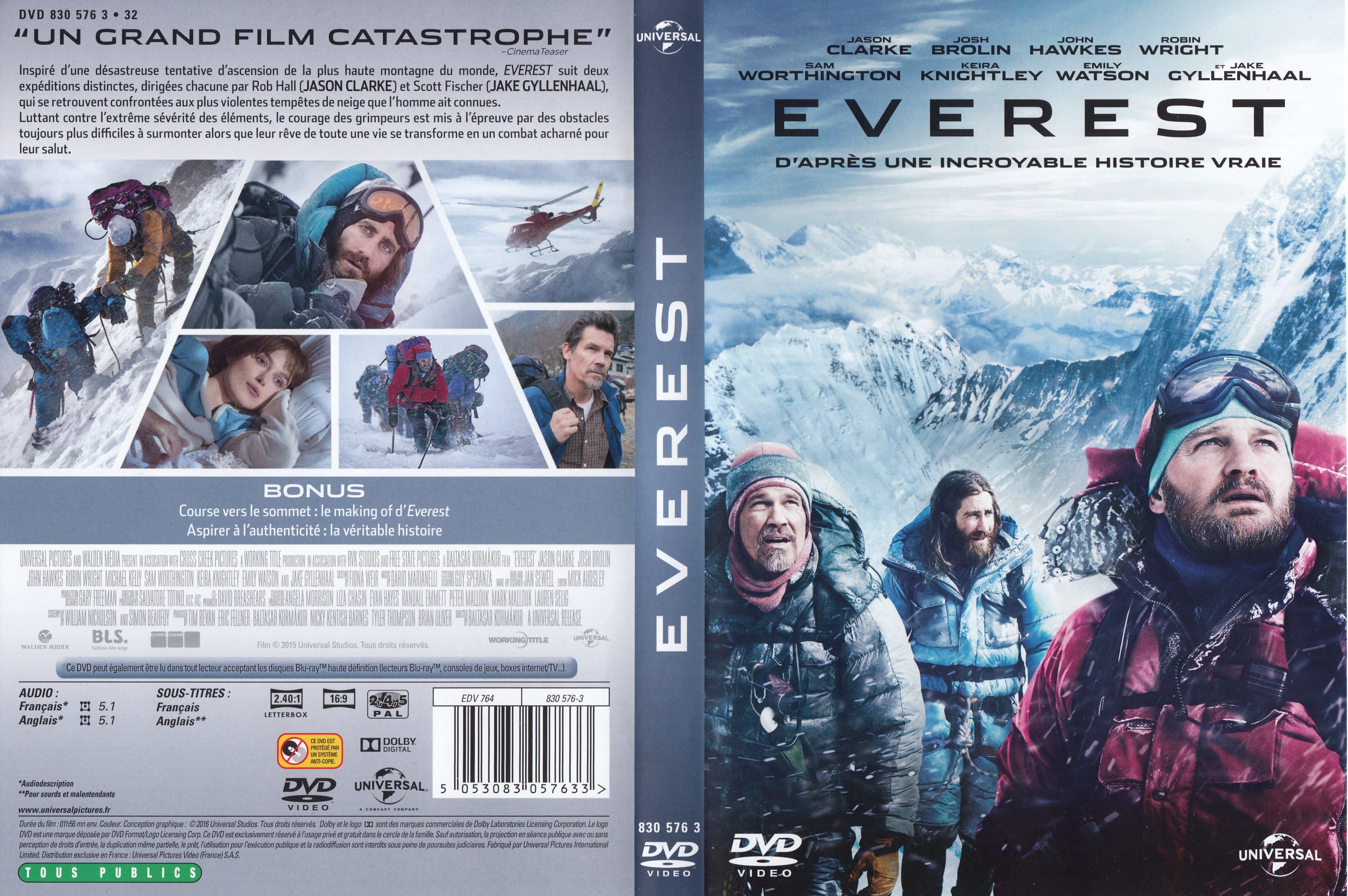 Jaquette DVD Everest