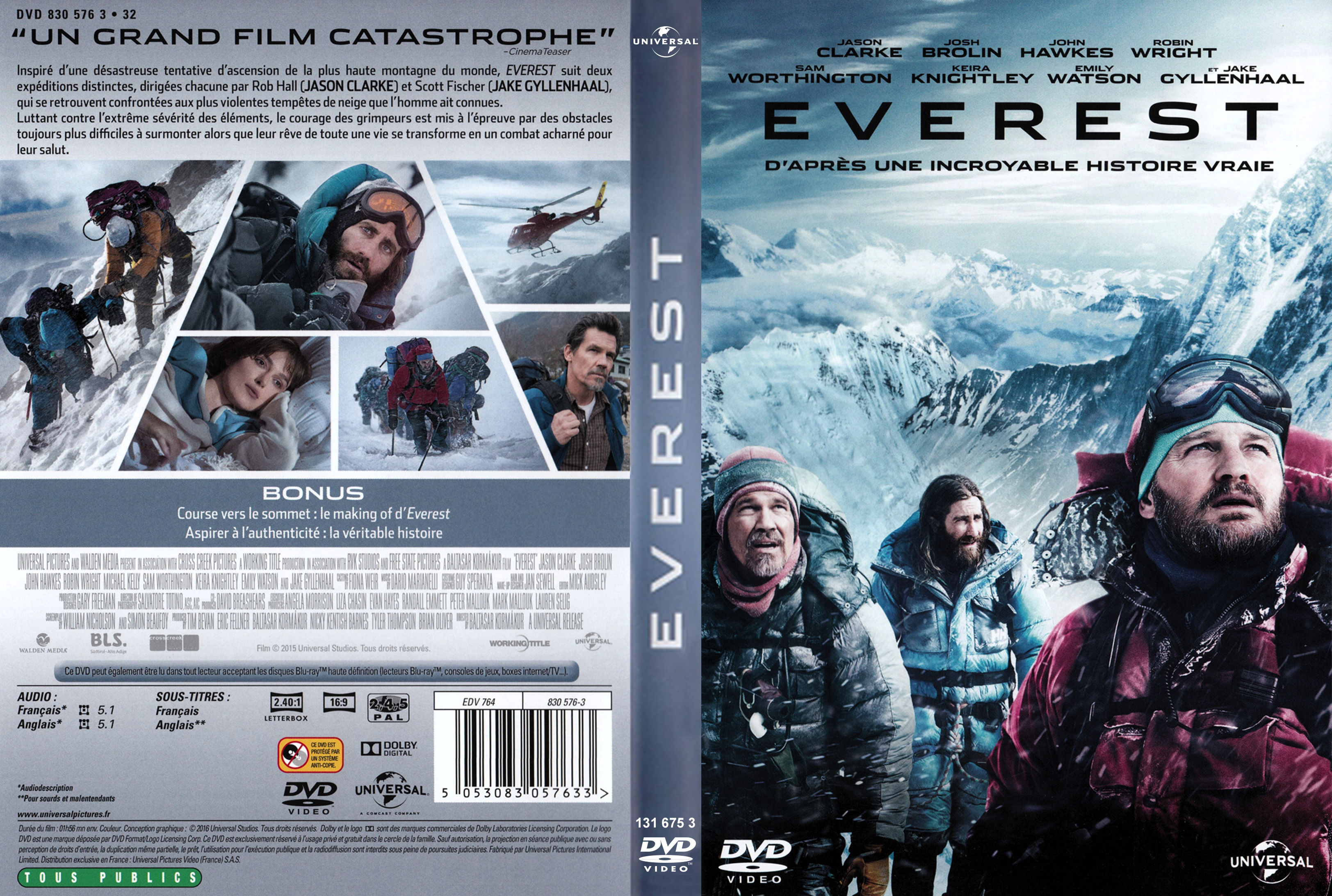Jaquette DVD Everest custom v2
