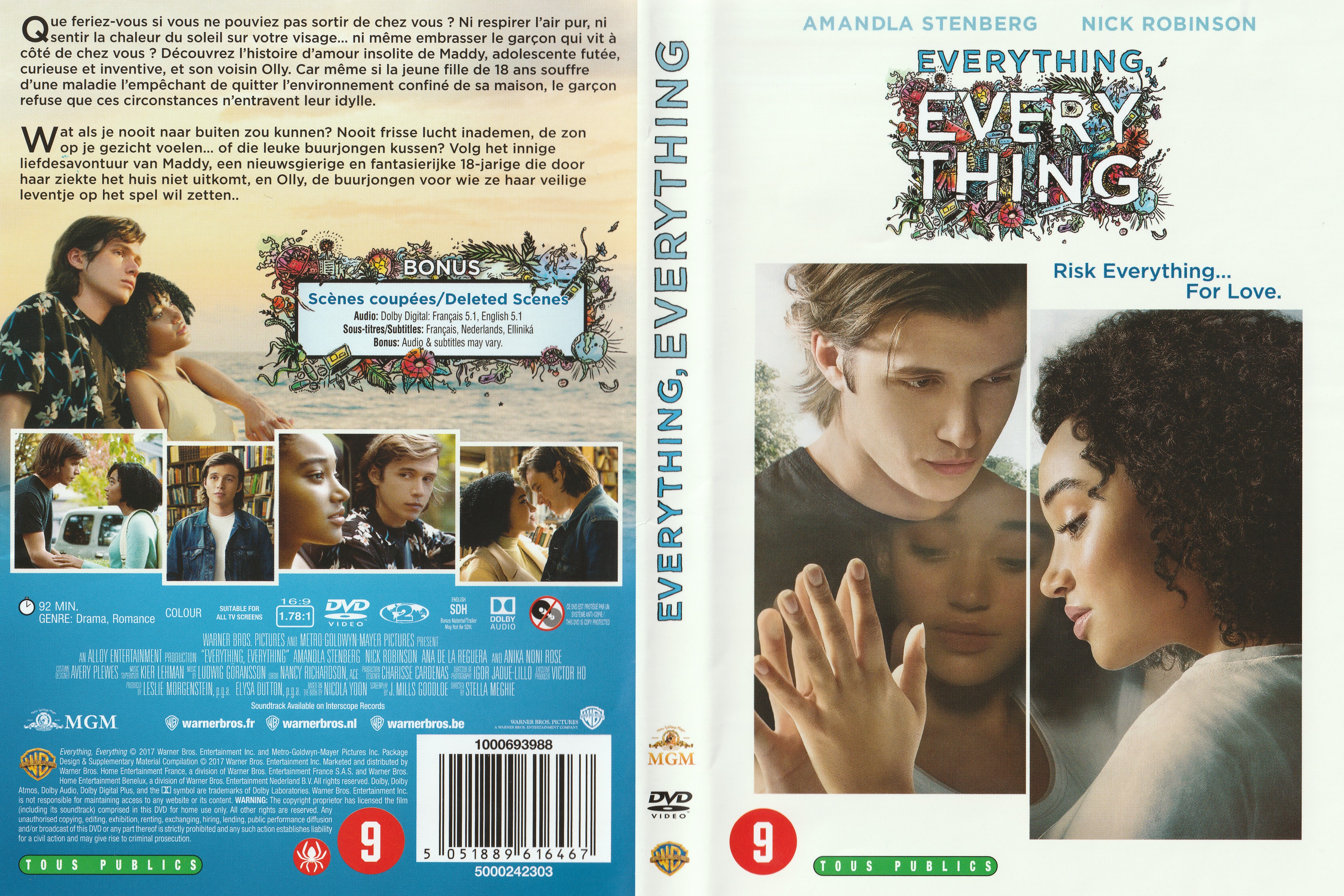 Jaquette DVD Everything everything