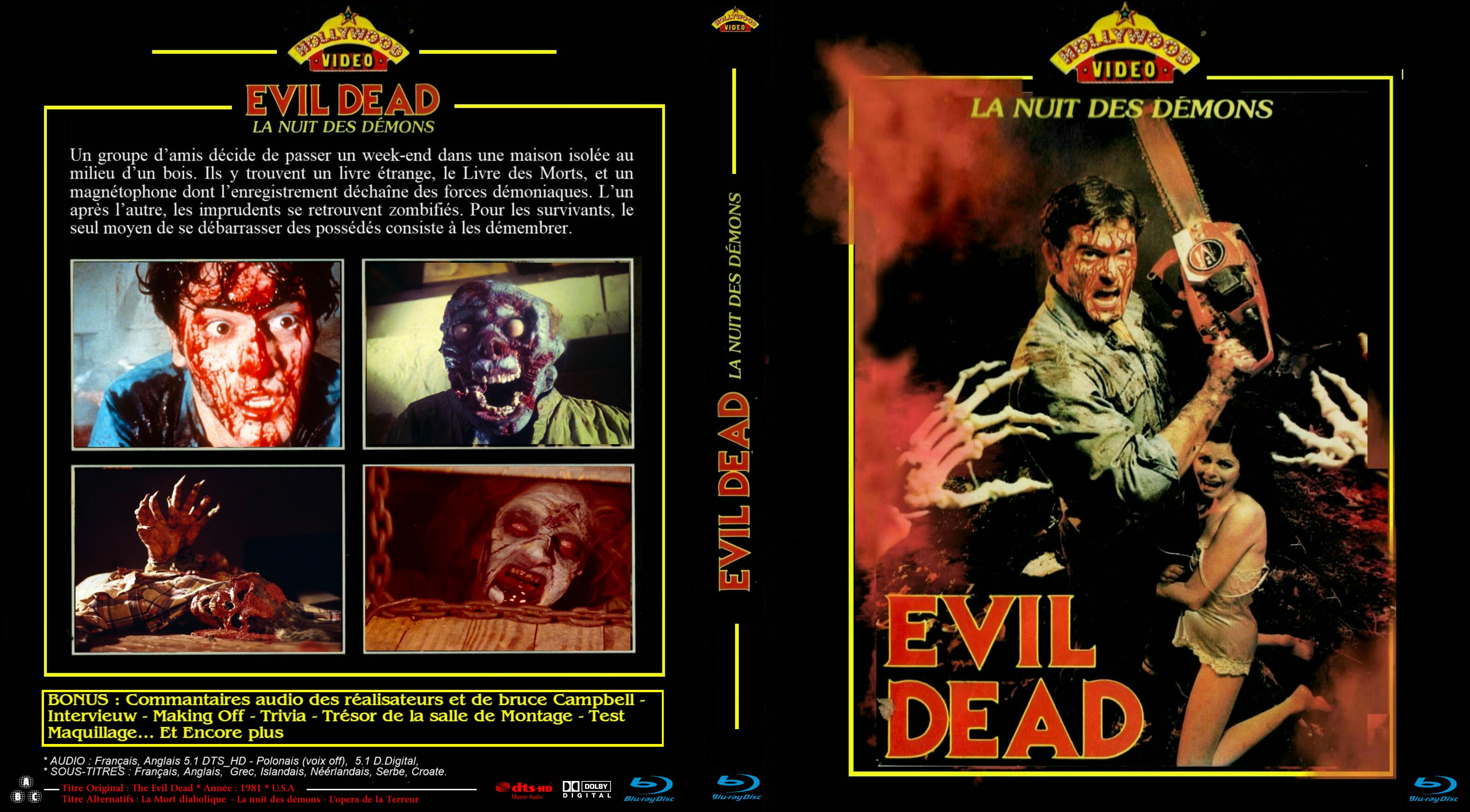 Jaquette DVD Evil Dead custom (BLU-RAY)