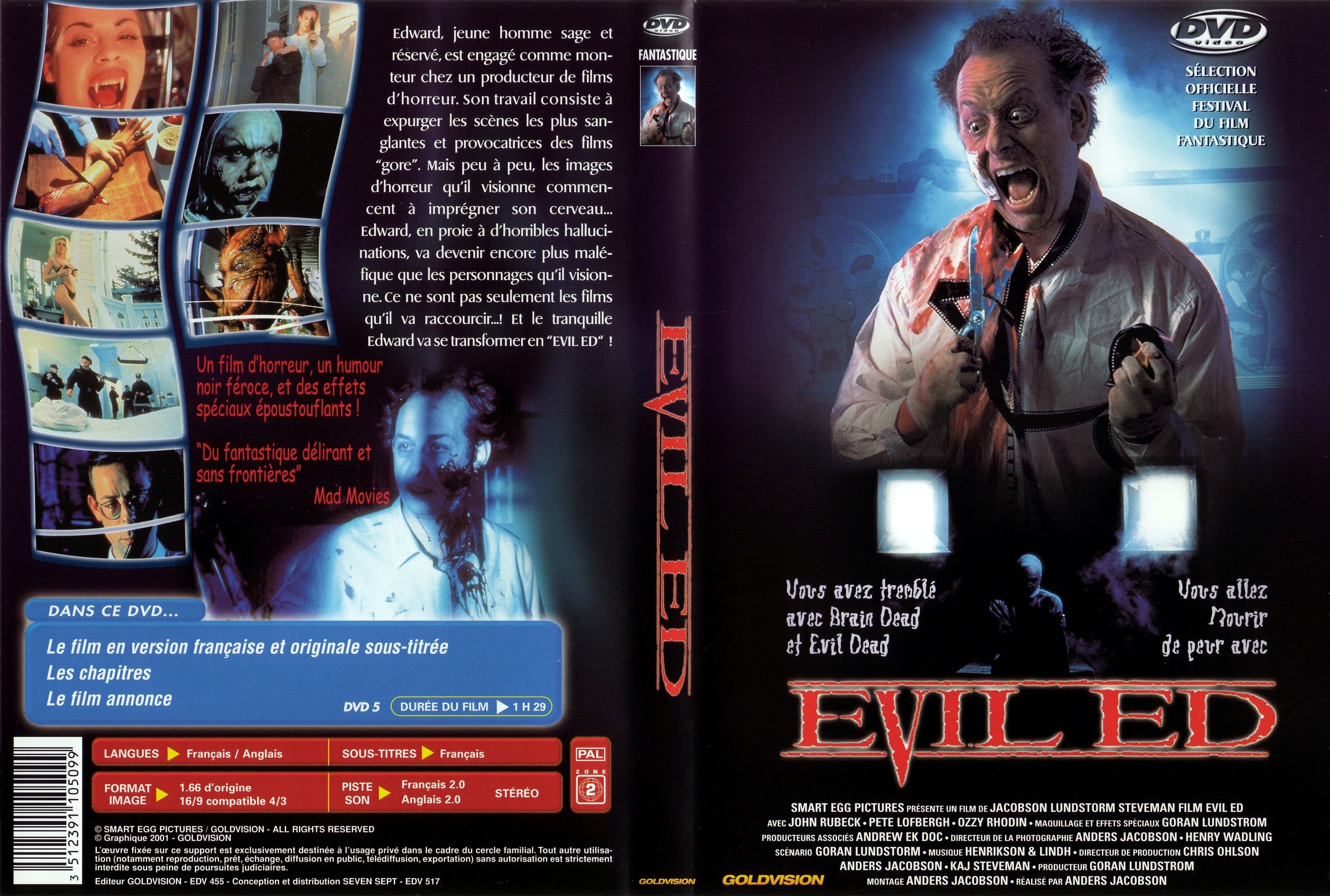 Jaquette DVD Evil Ed